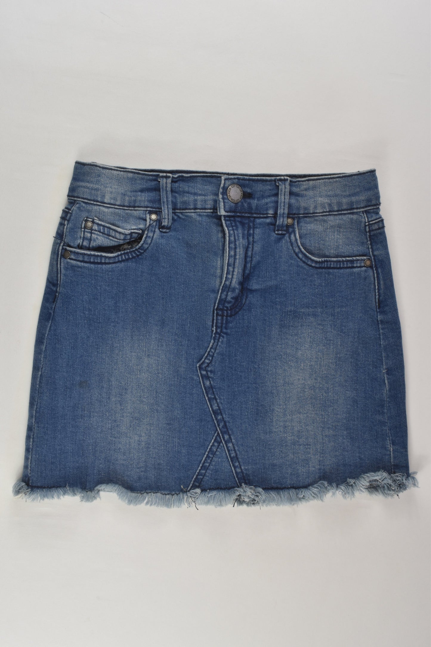 Cotton On Kids Size 8 Stretchy Denim Skirt