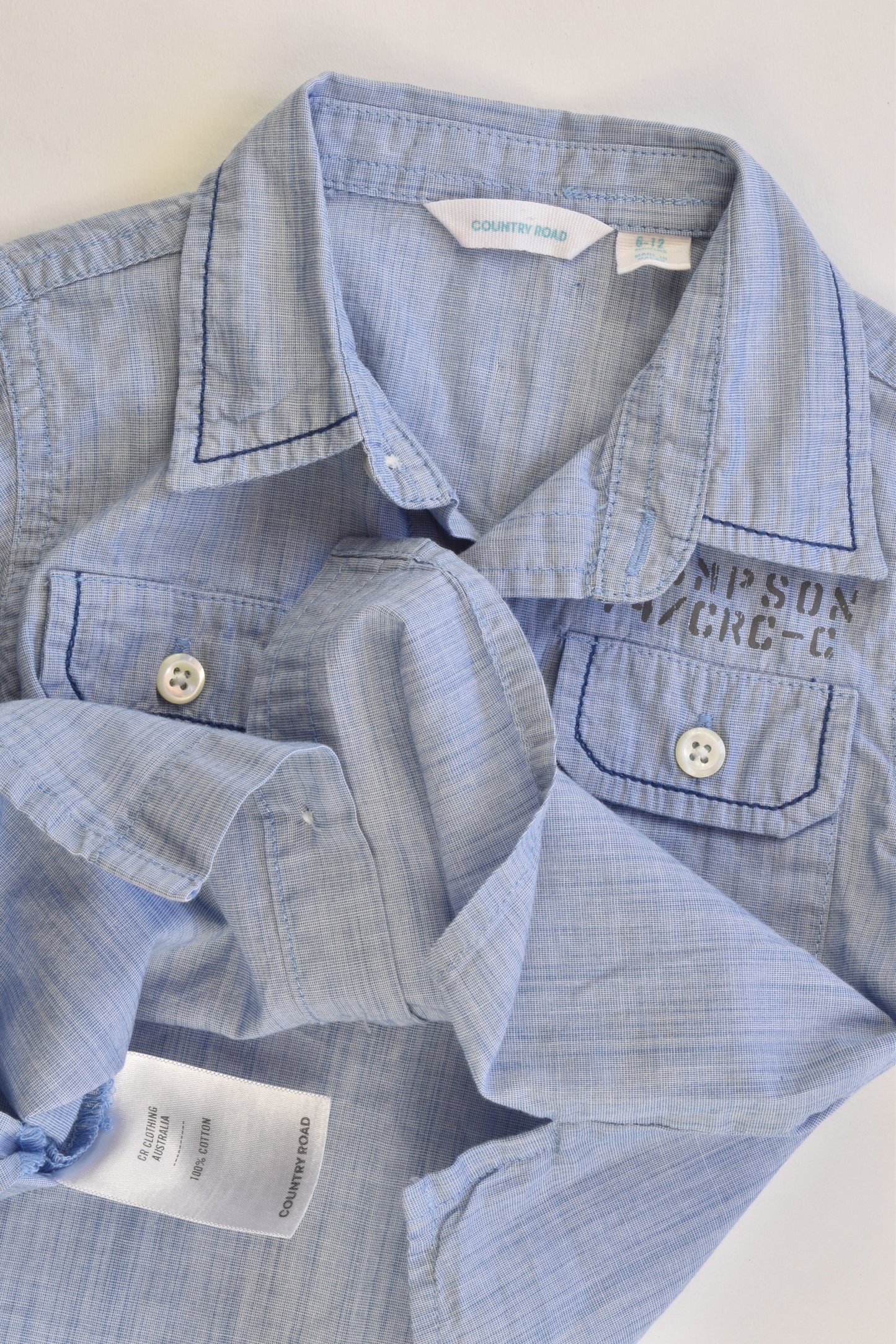 Country Road Size 6-12 months Casual Collared Shirt