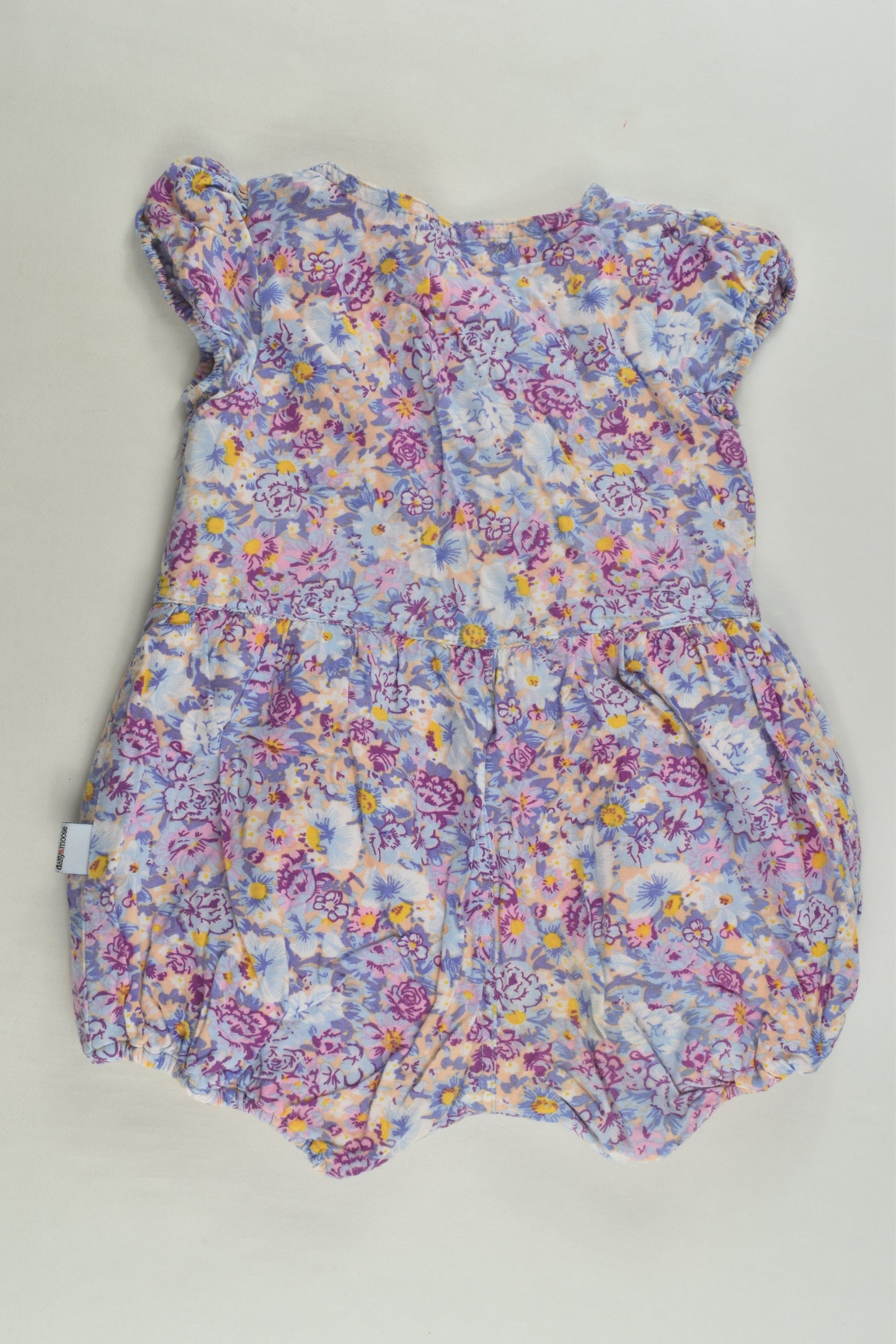 Daisy & Moose Size 0 Lined Floral Short Romper