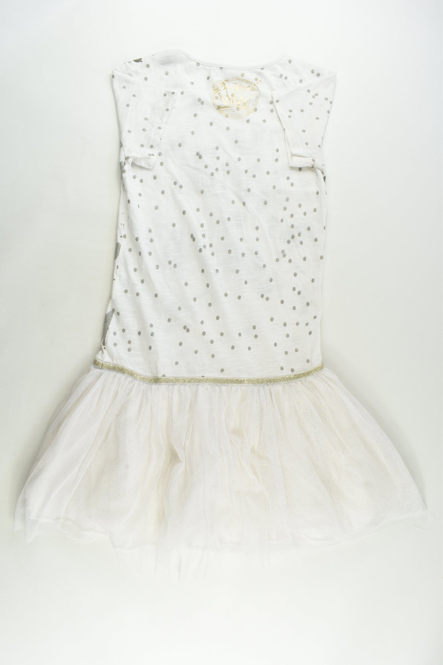 Desigual Size 11/12 (146-152 cm) 'La Vida Es Chula' Tulle Dress