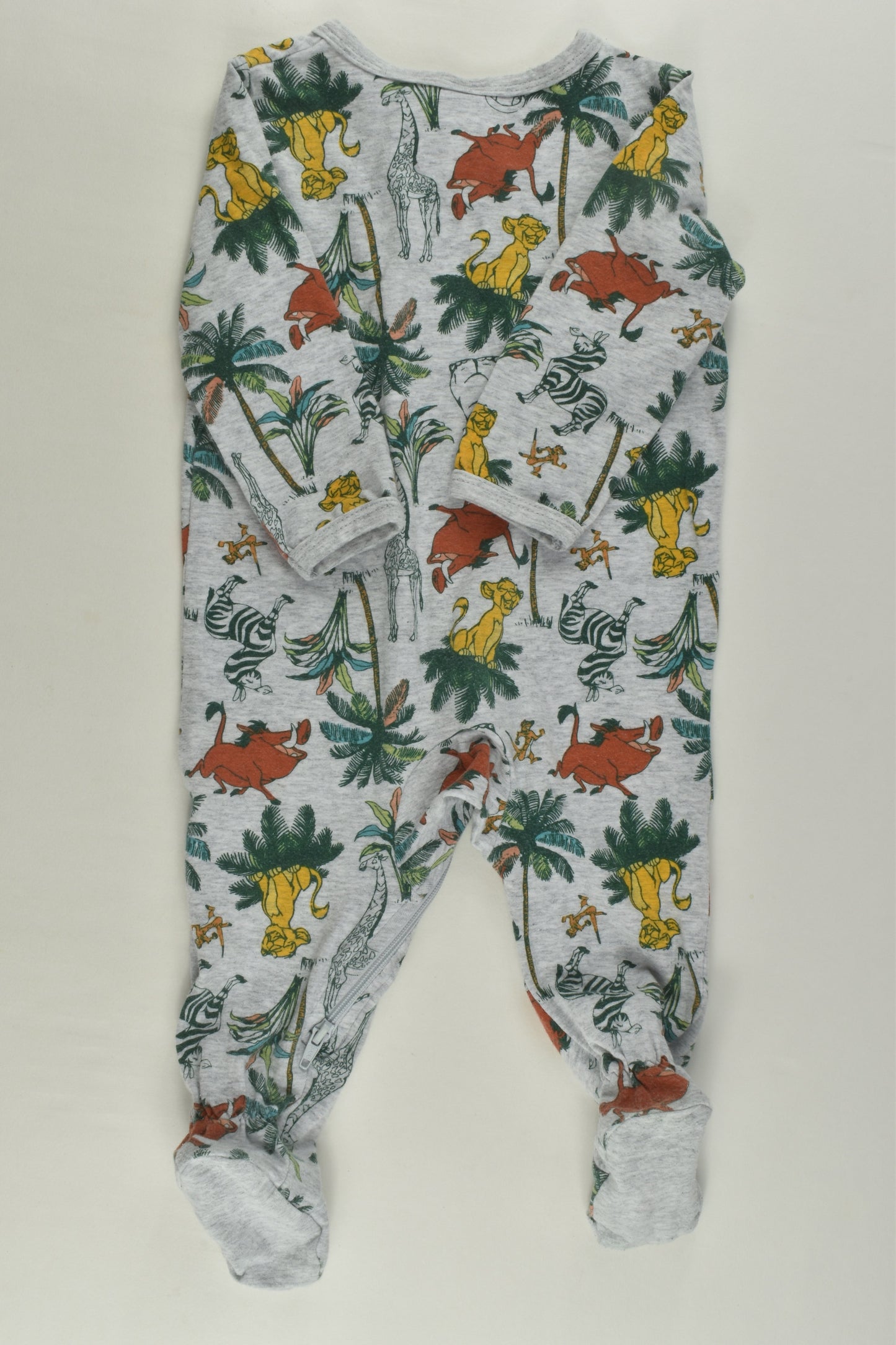 Disney Size 00 Lion King Footed Romper