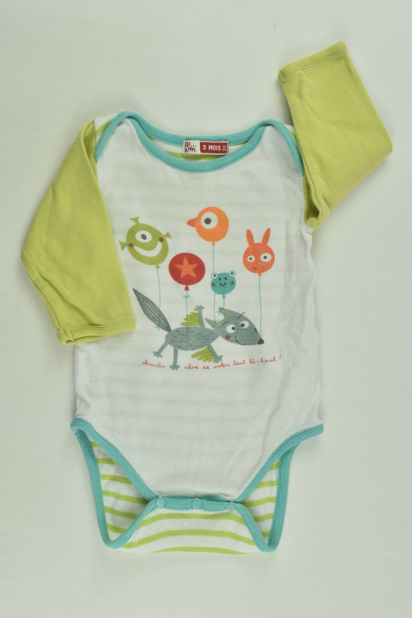 Du Pareil Au Même Size 000 (3 months) Bodysuit