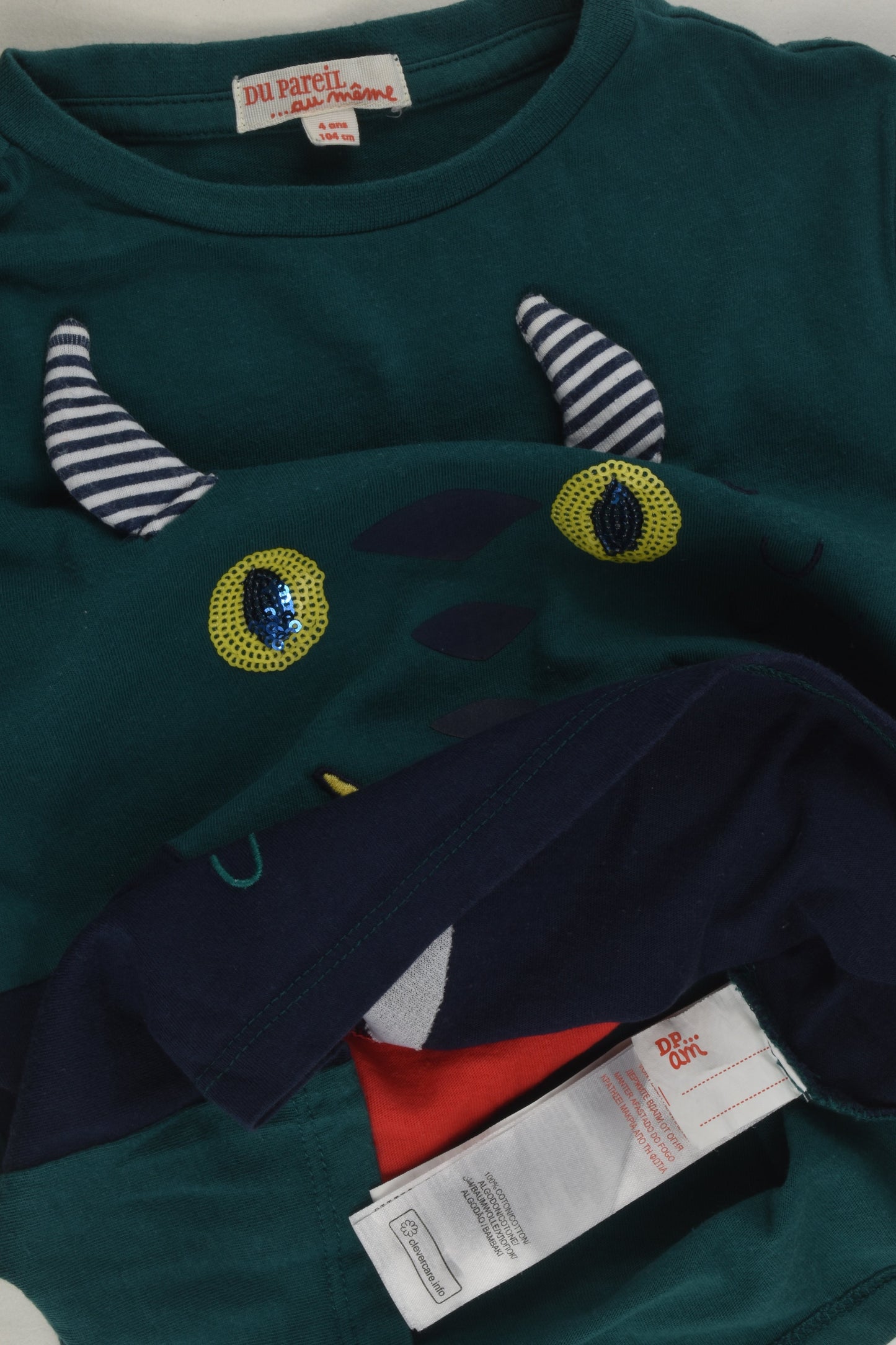 Du Pareil Au Même Size 4 T-shirt