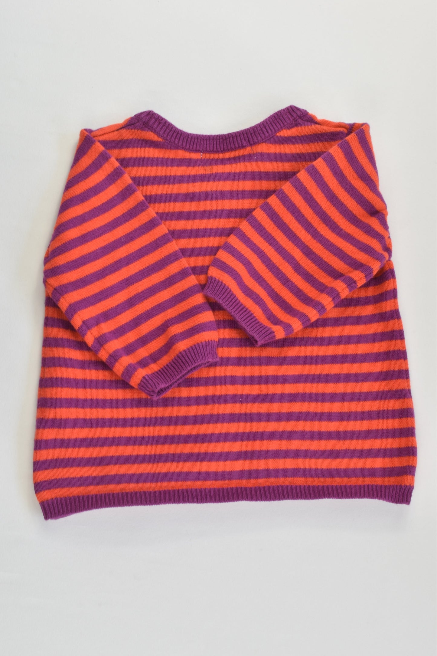 Du Pareil au Même (France) Size 000 (3 months, 60 cm) Striped Cardigan