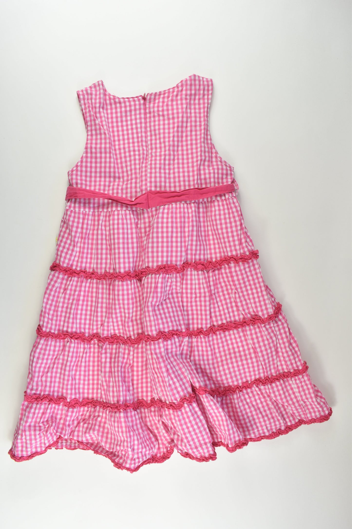 Duckids Size 8-9 Lined Checked Dress