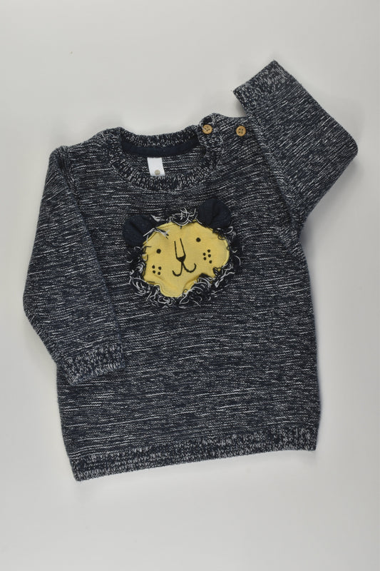 Dymples Size 0 Lion Knit Jumper