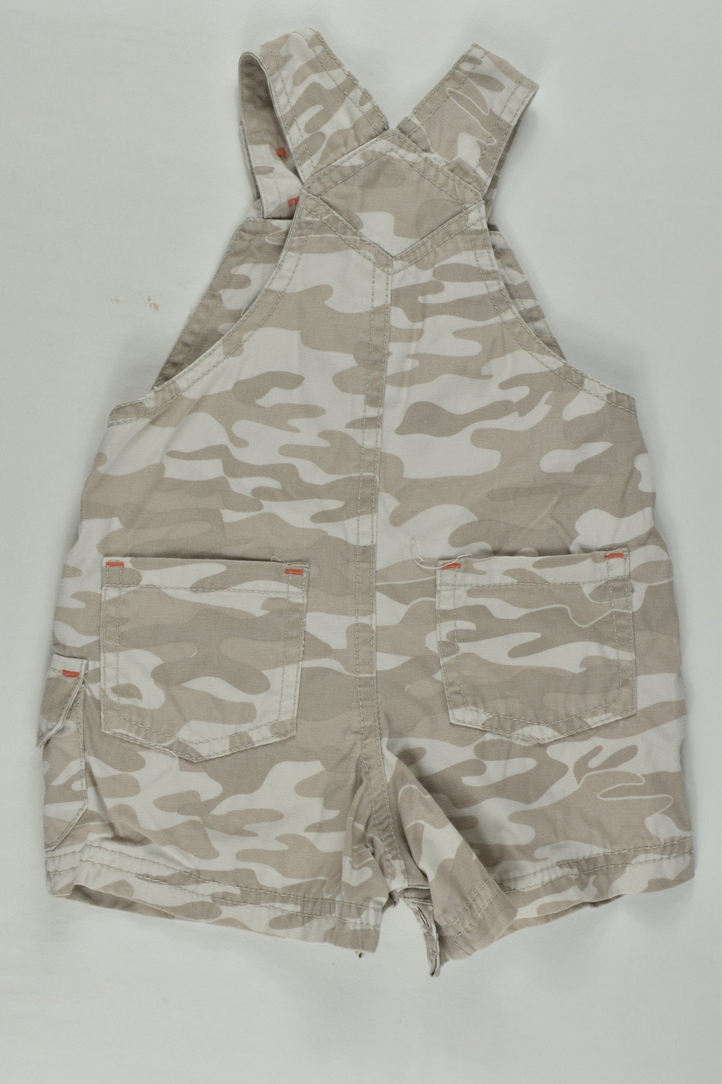 Dymples Size 0000 Camouflage Pup Short Overalls