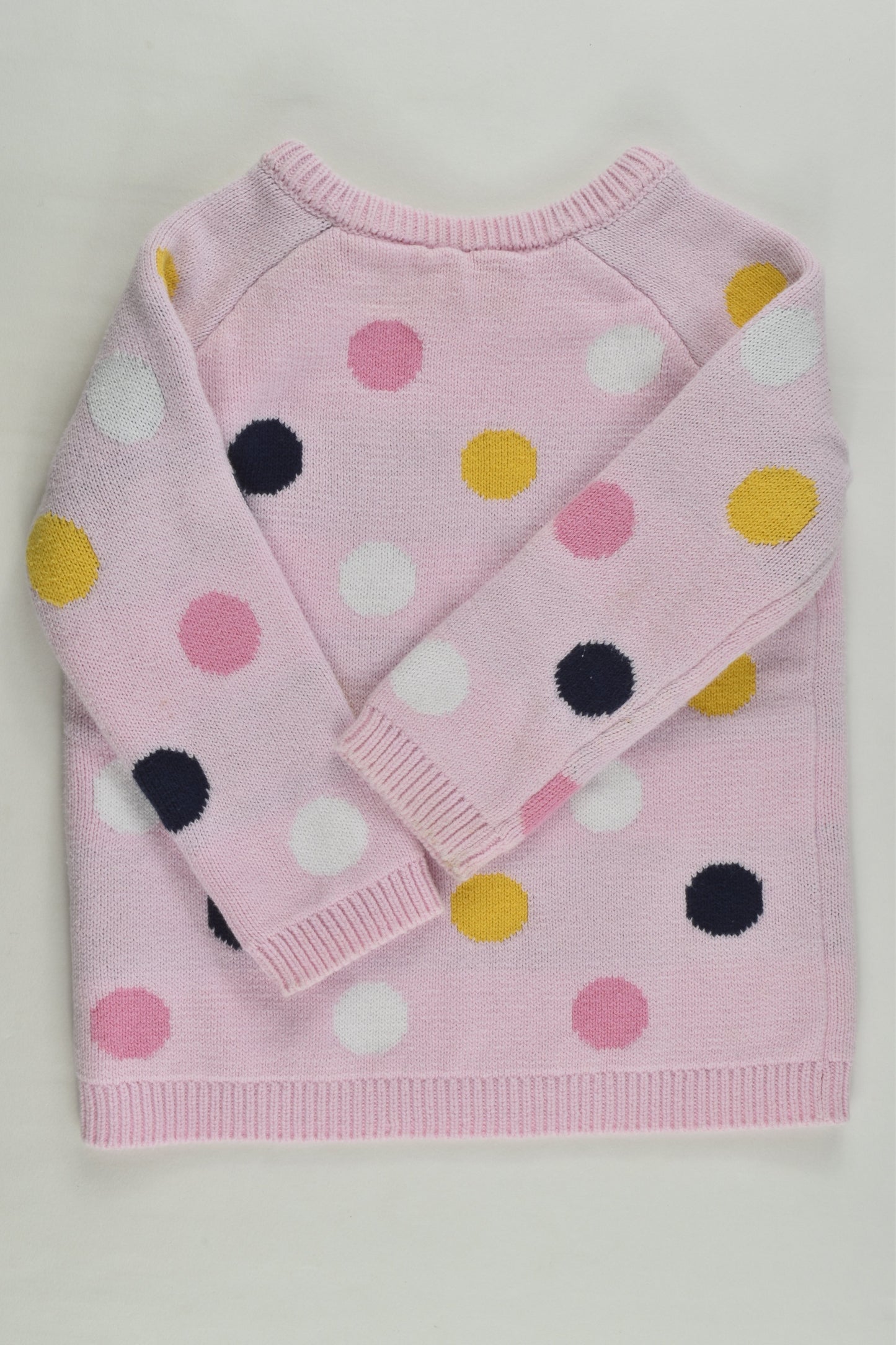 Dymples Size 1 Polka Dots Knit Jumper