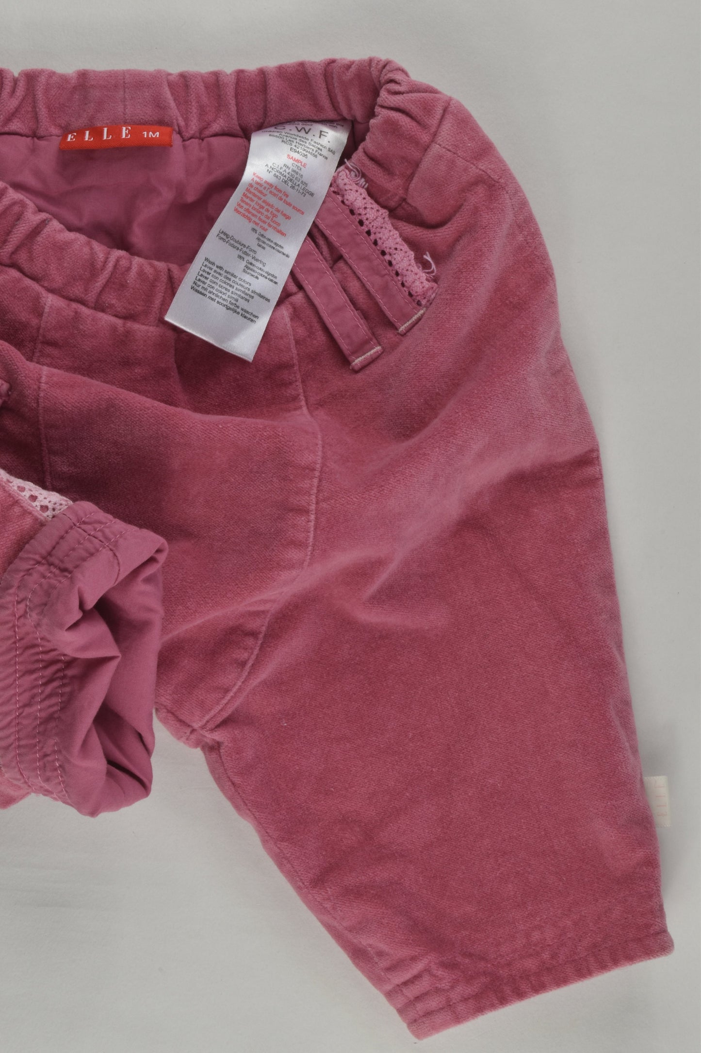 Elle Size 000 (1M)Soft Line Pants