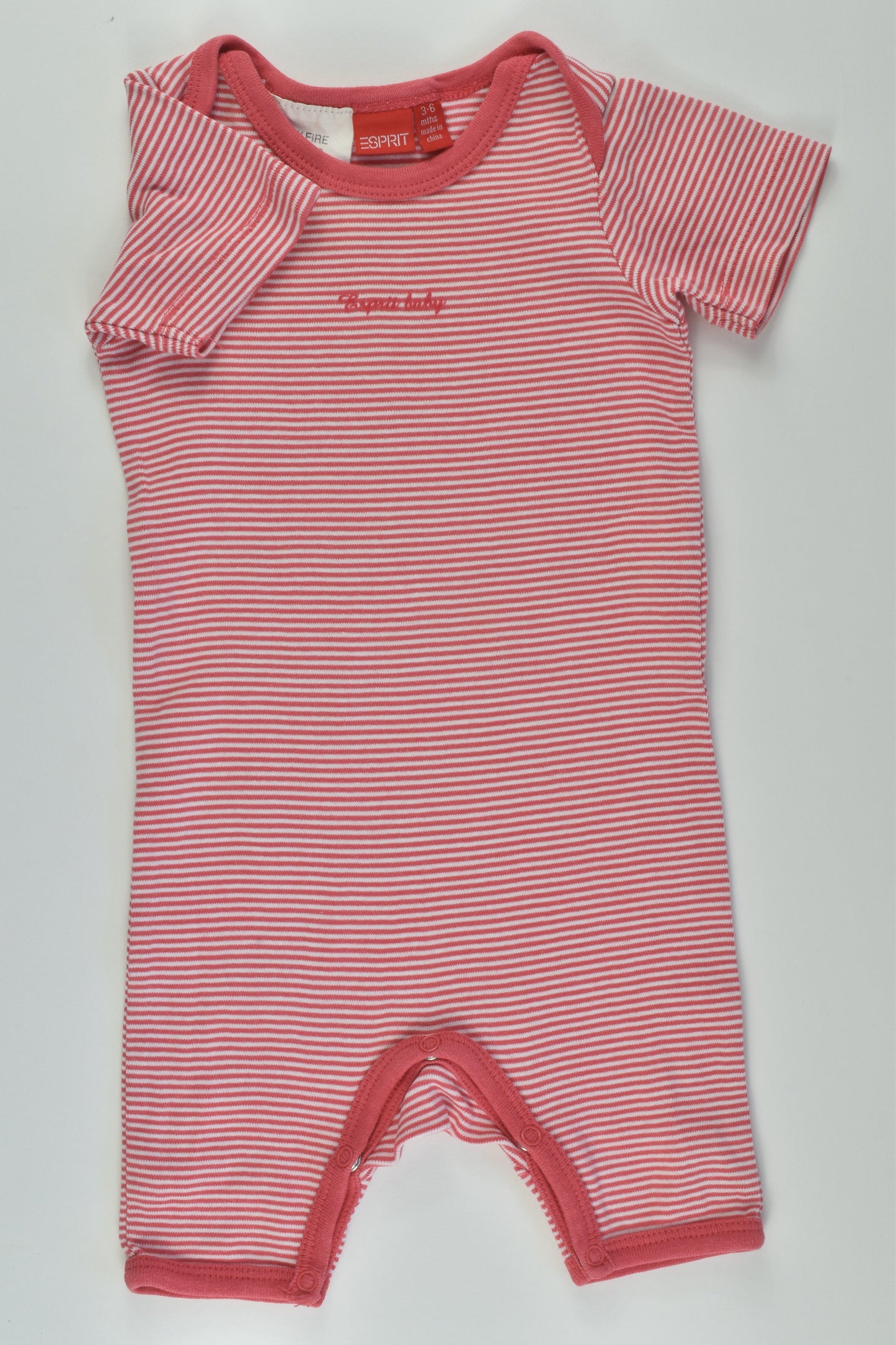 Esprit Size 00 Striped Short Romper