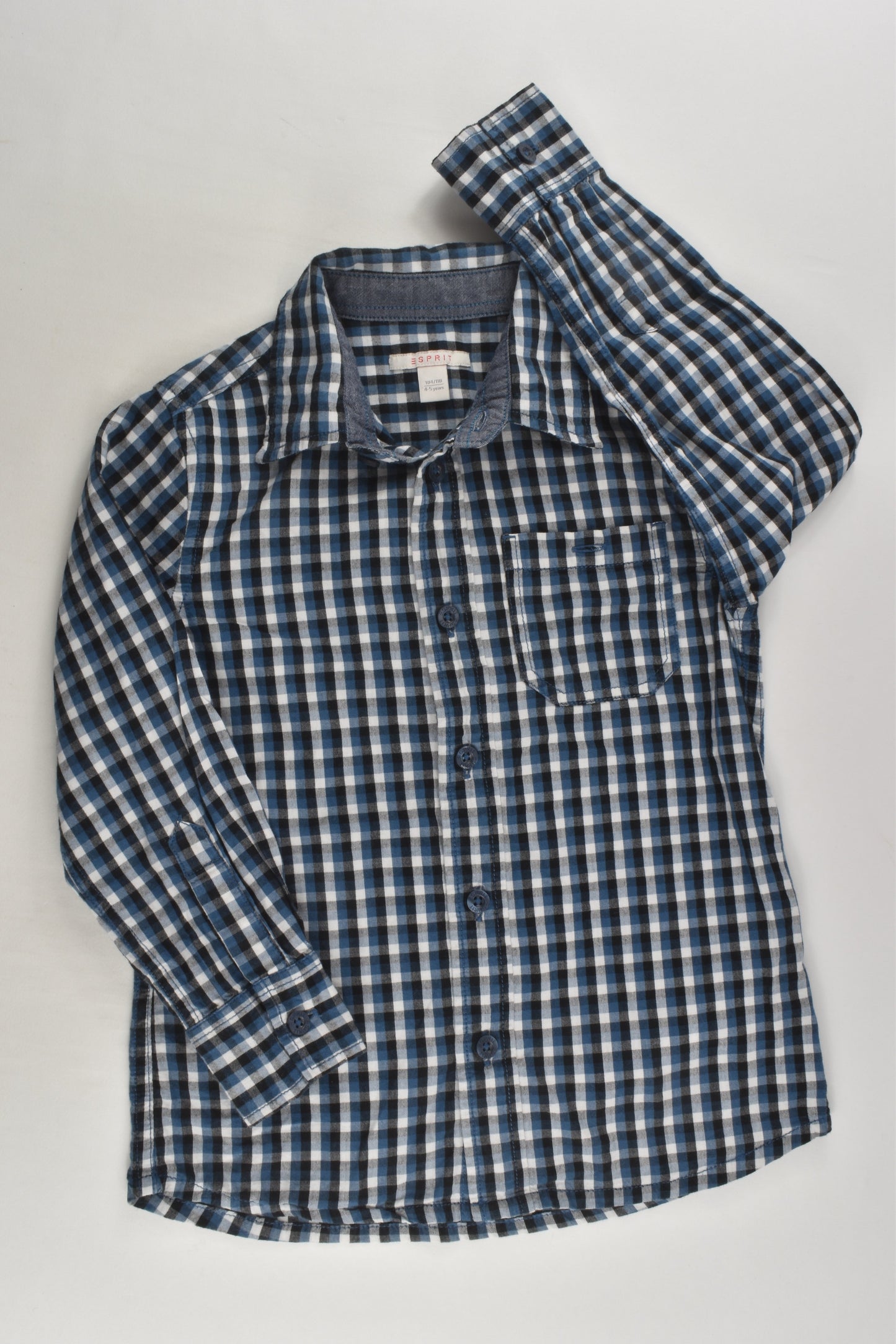 Esprit Size 4-5 Checked Shirt