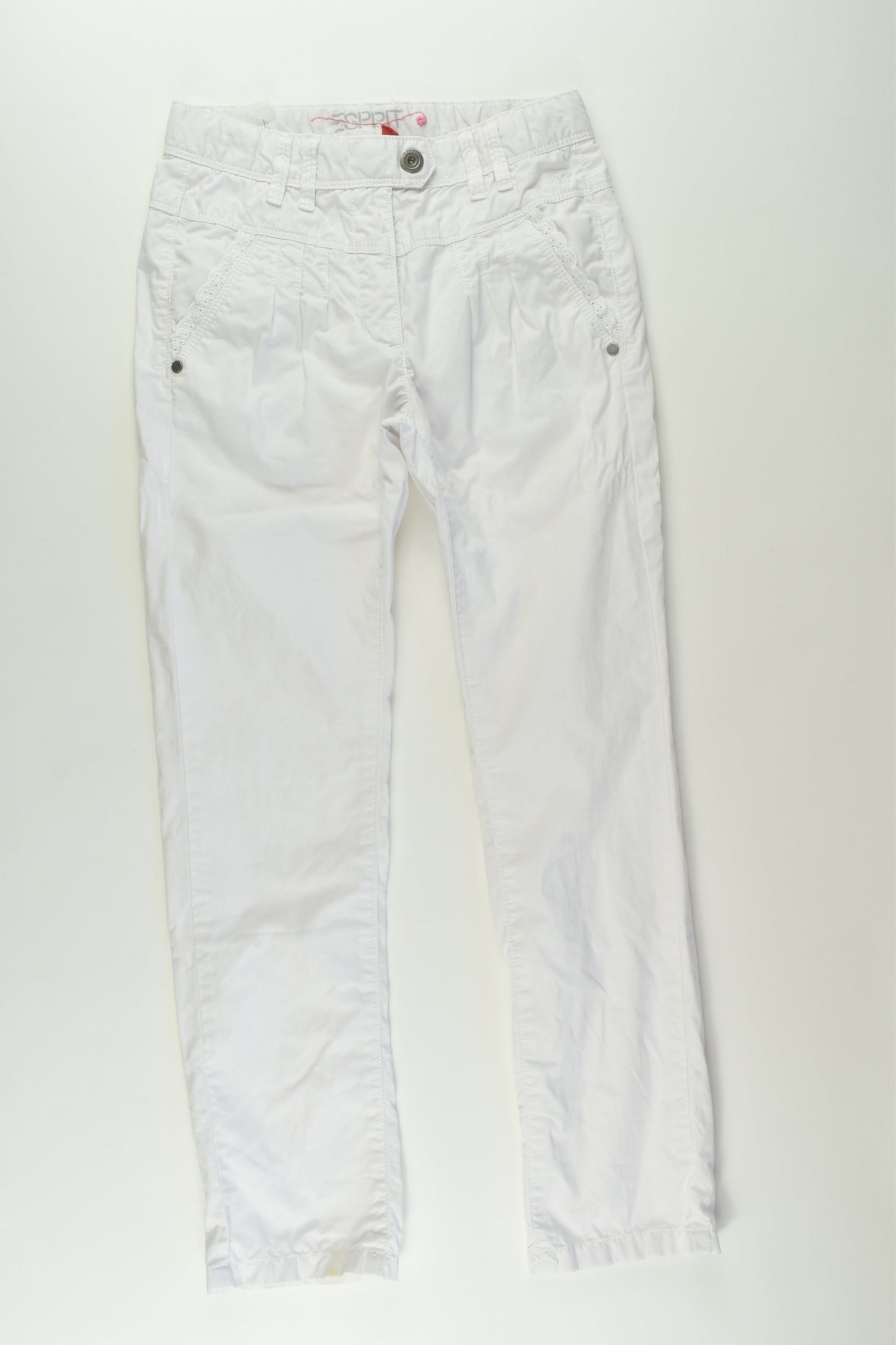 Esprit Size 7 White Lightweight Pants