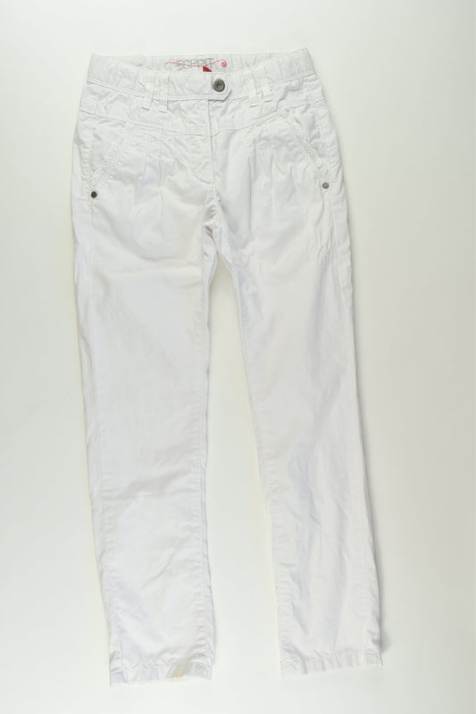 Esprit Size 7 White Lightweight Pants