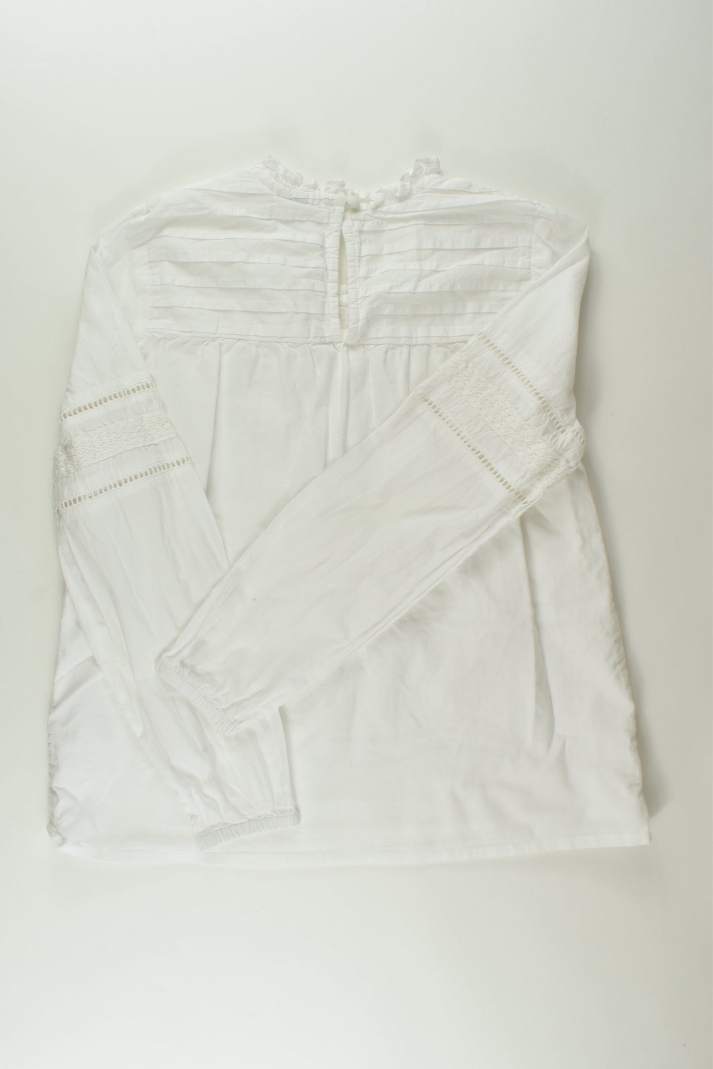 Eve Girl Size 14 Lace Detail Lined Blouse