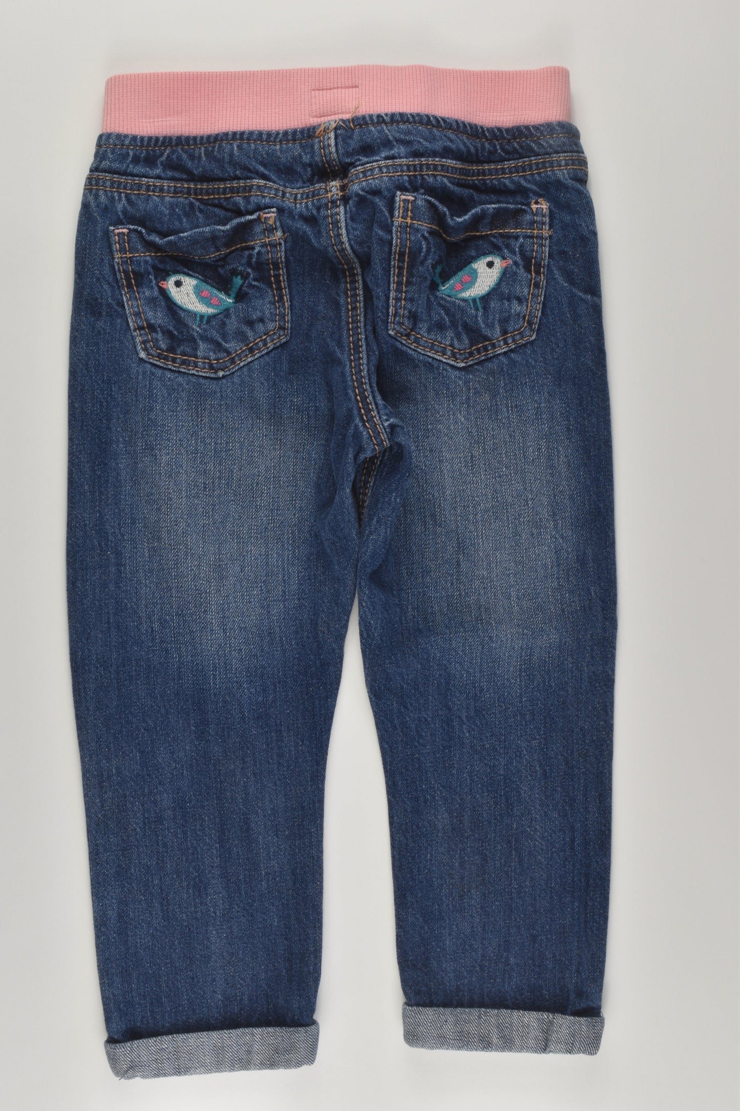 F&F Size 2 Embroidery Denim Pants