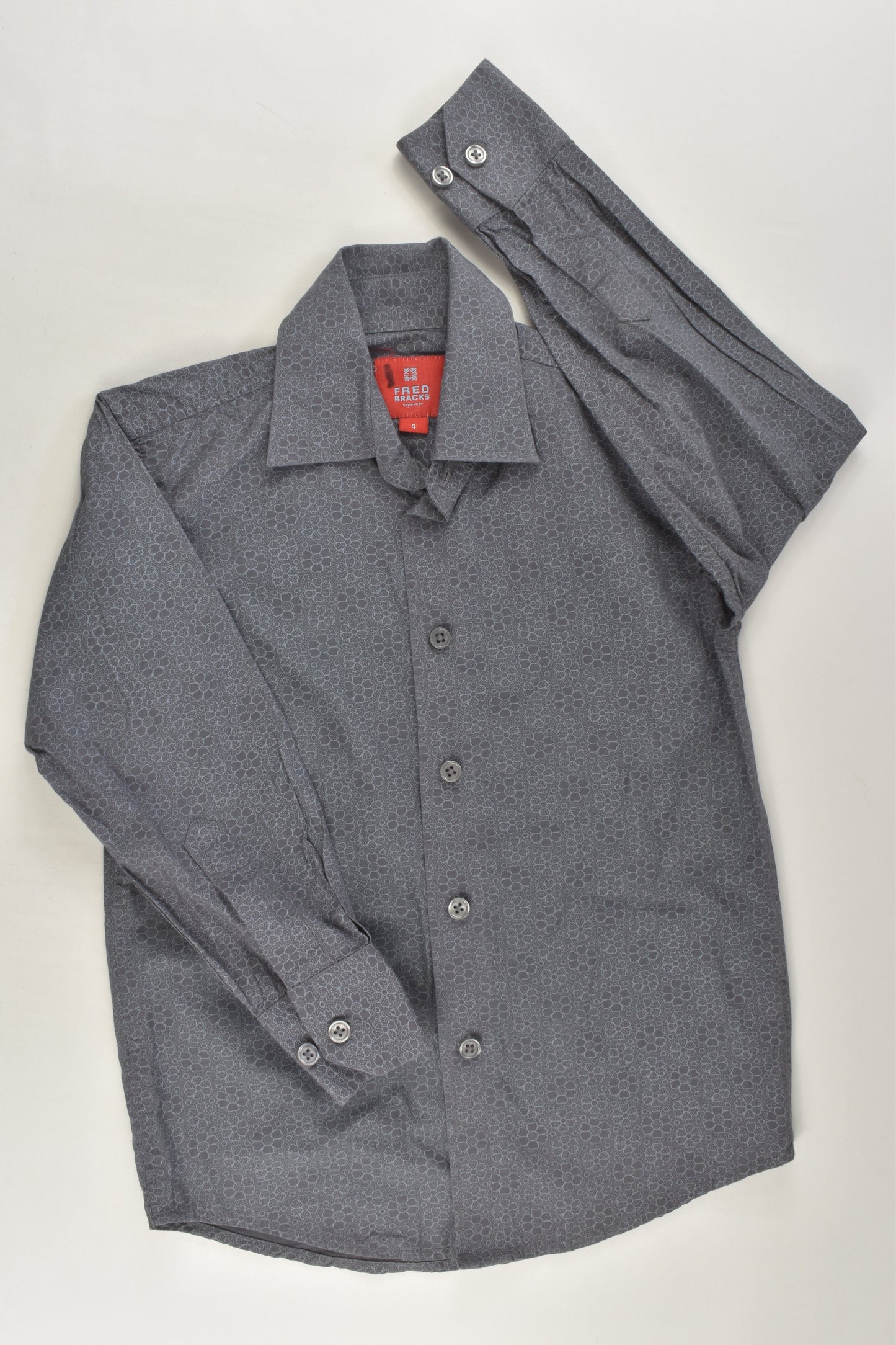 Fred Bracks Size 4 Floral Shirt