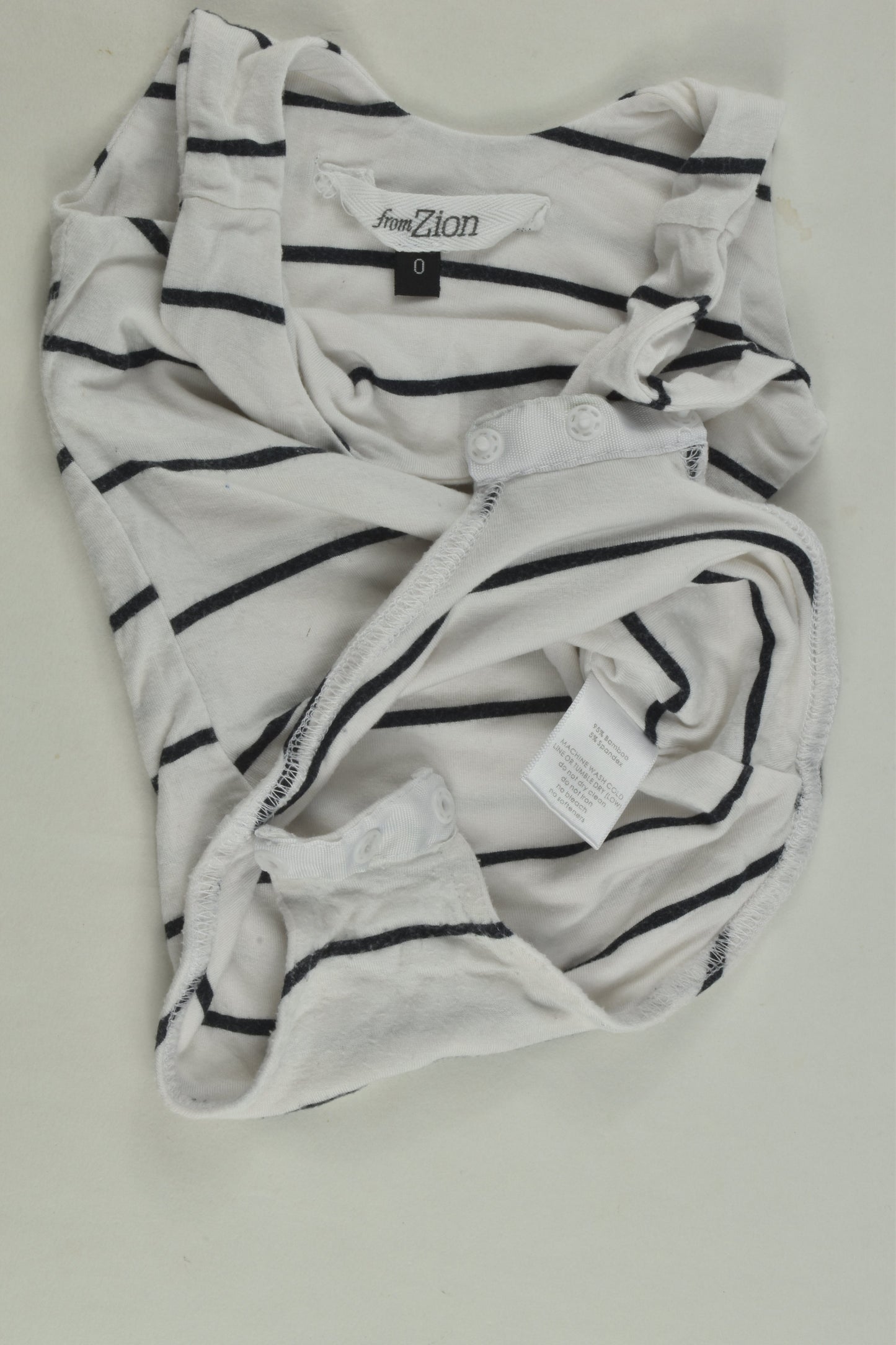 From Zion Size 0 Bamboo Bodysuit
