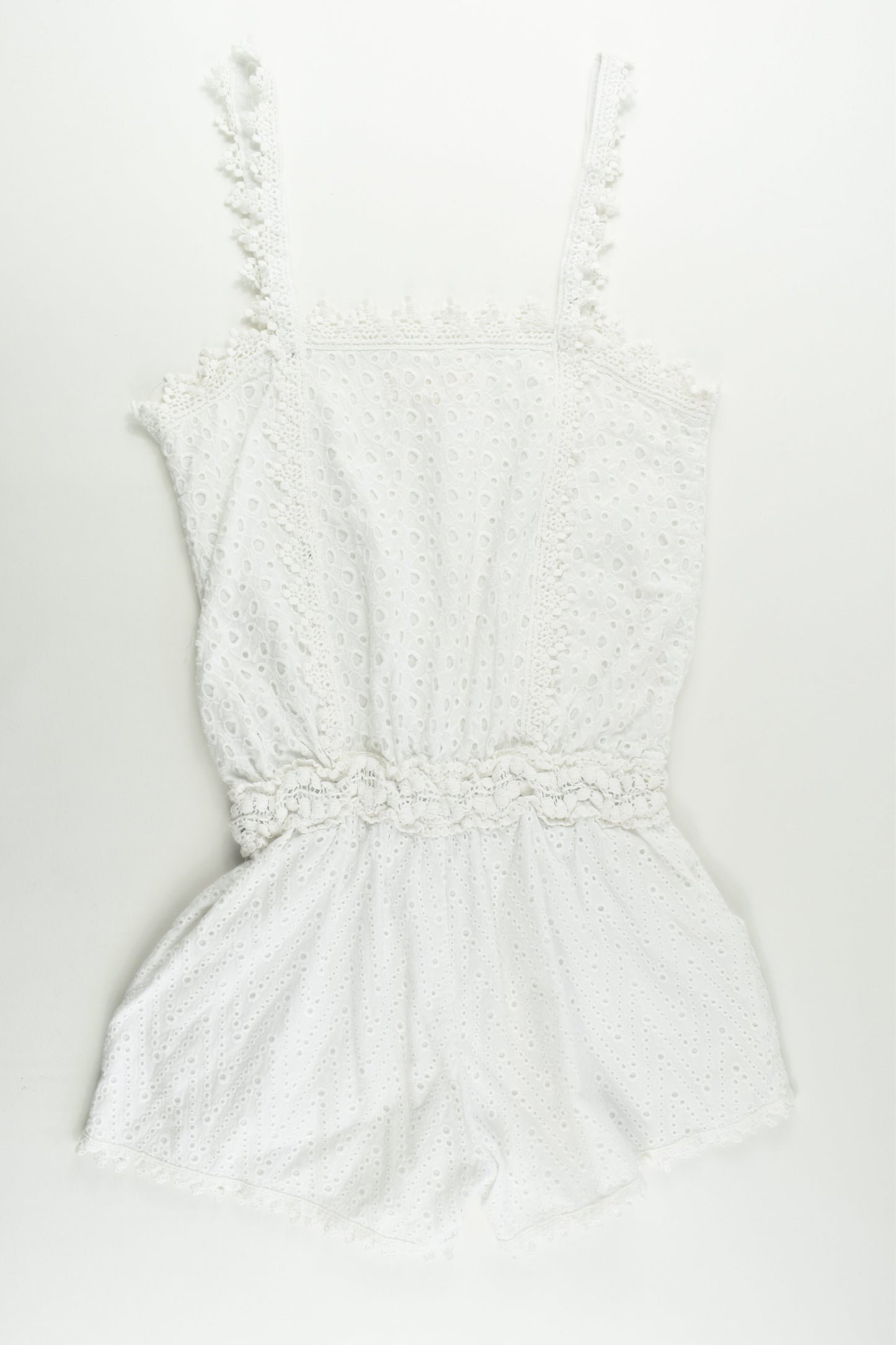 Gum Size 10 Lined Lace Playsuit