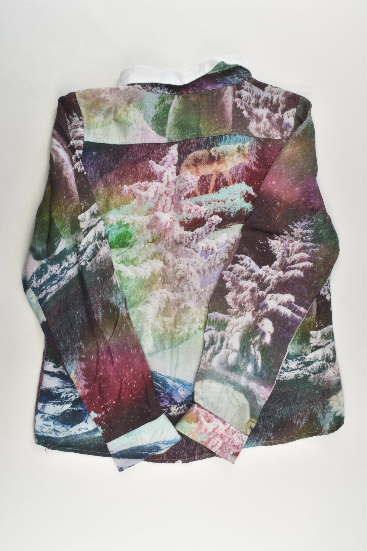 Gum Size 10 Snowy Forest Shirt