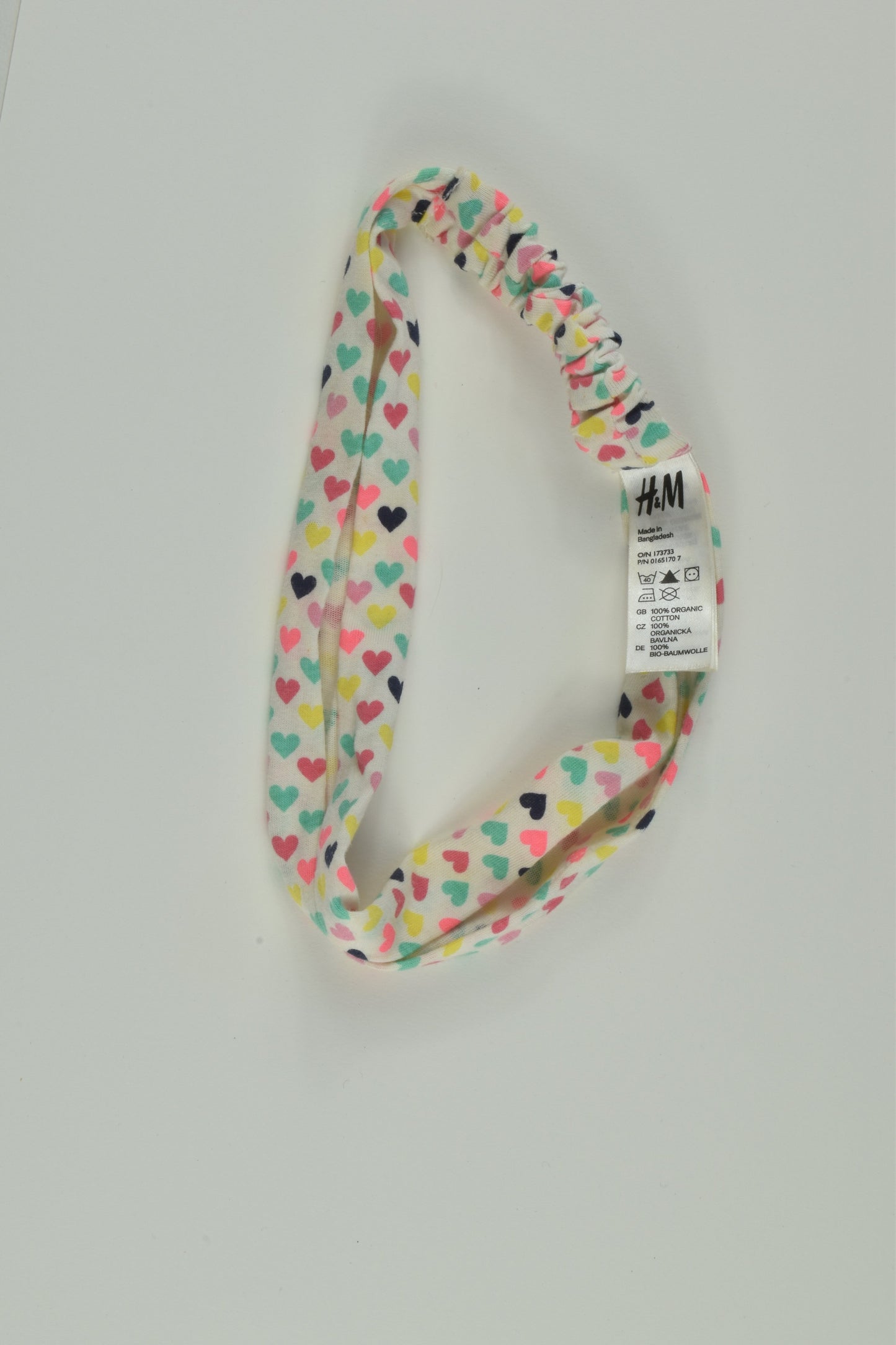 H&M Kid's Love Hearts Organic Headband