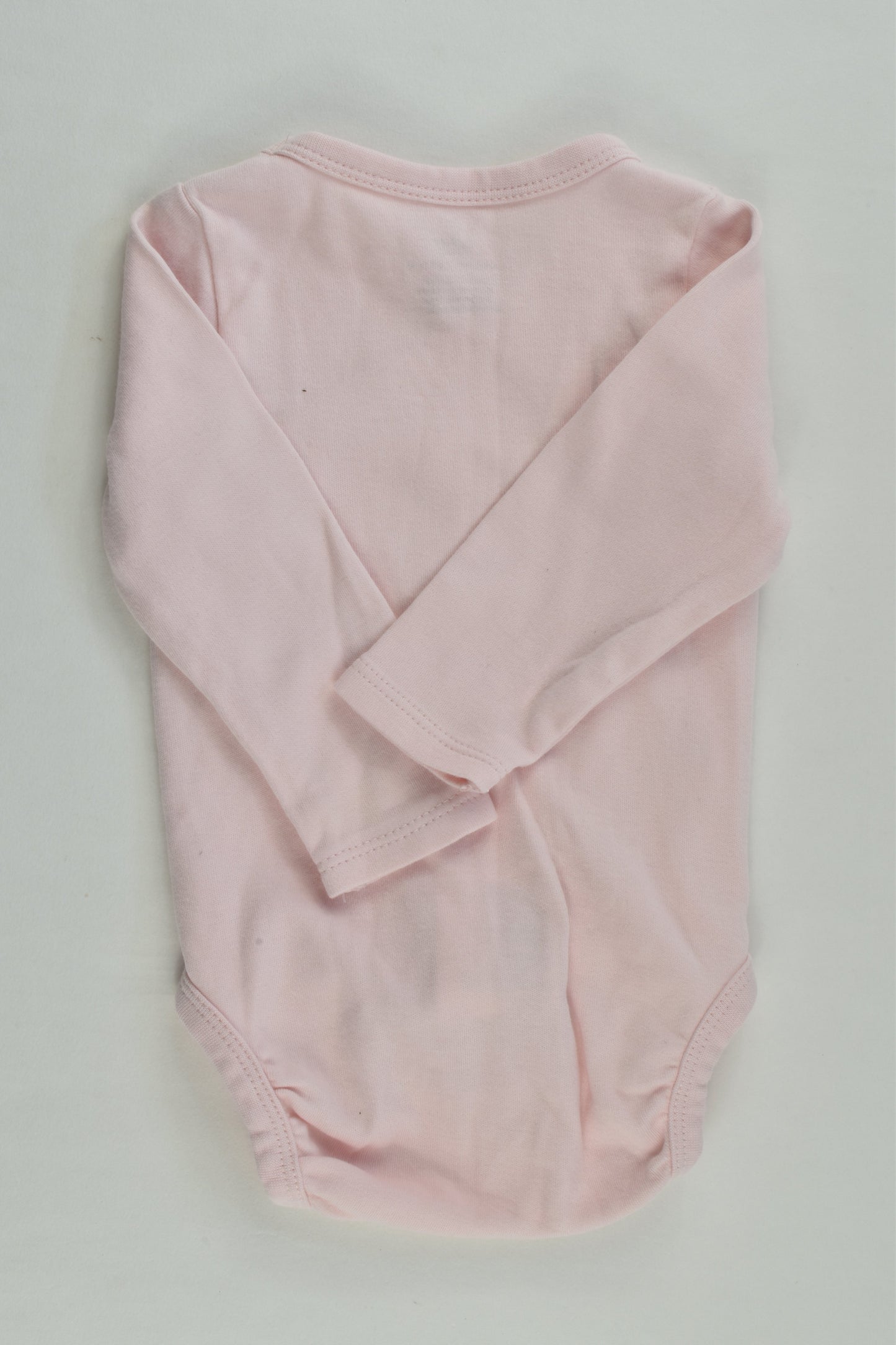 H&M Size 0000 (56 cm) 'New Arrival' Organic Wrap Bodysuit