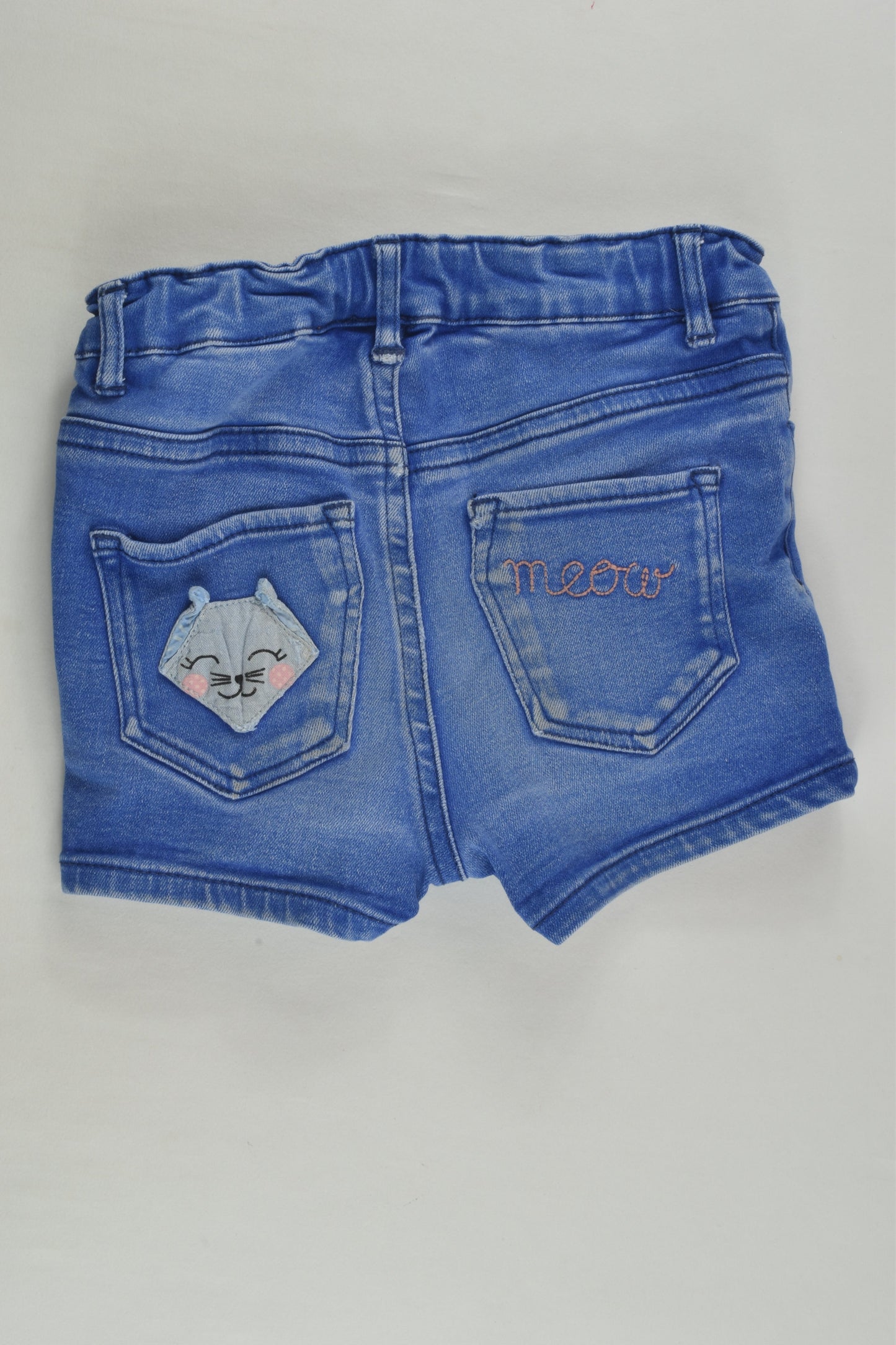 H&M Size 1 Stretchy Denim Shorts
