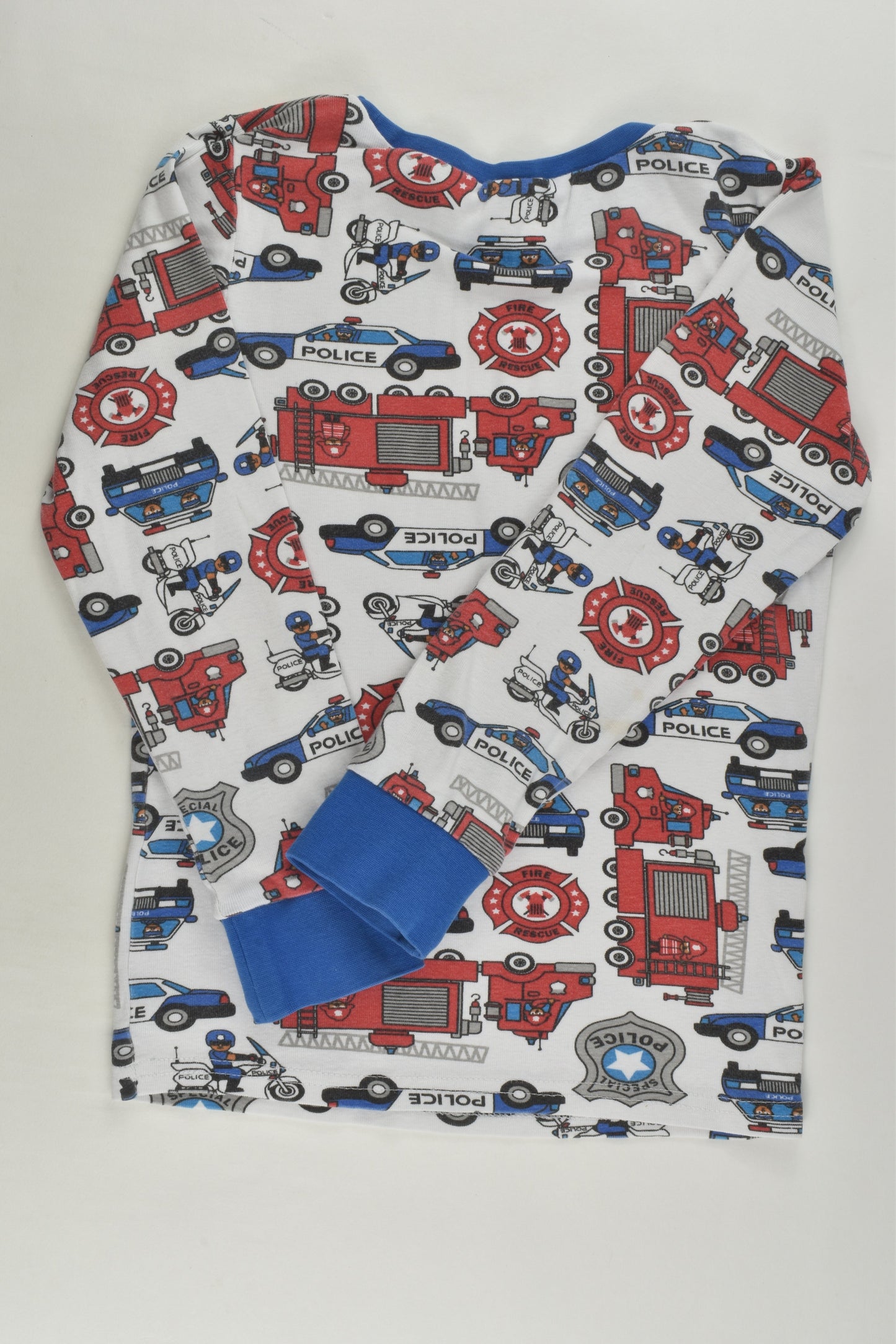 H&M Size 8 Emergency Vehicles Top