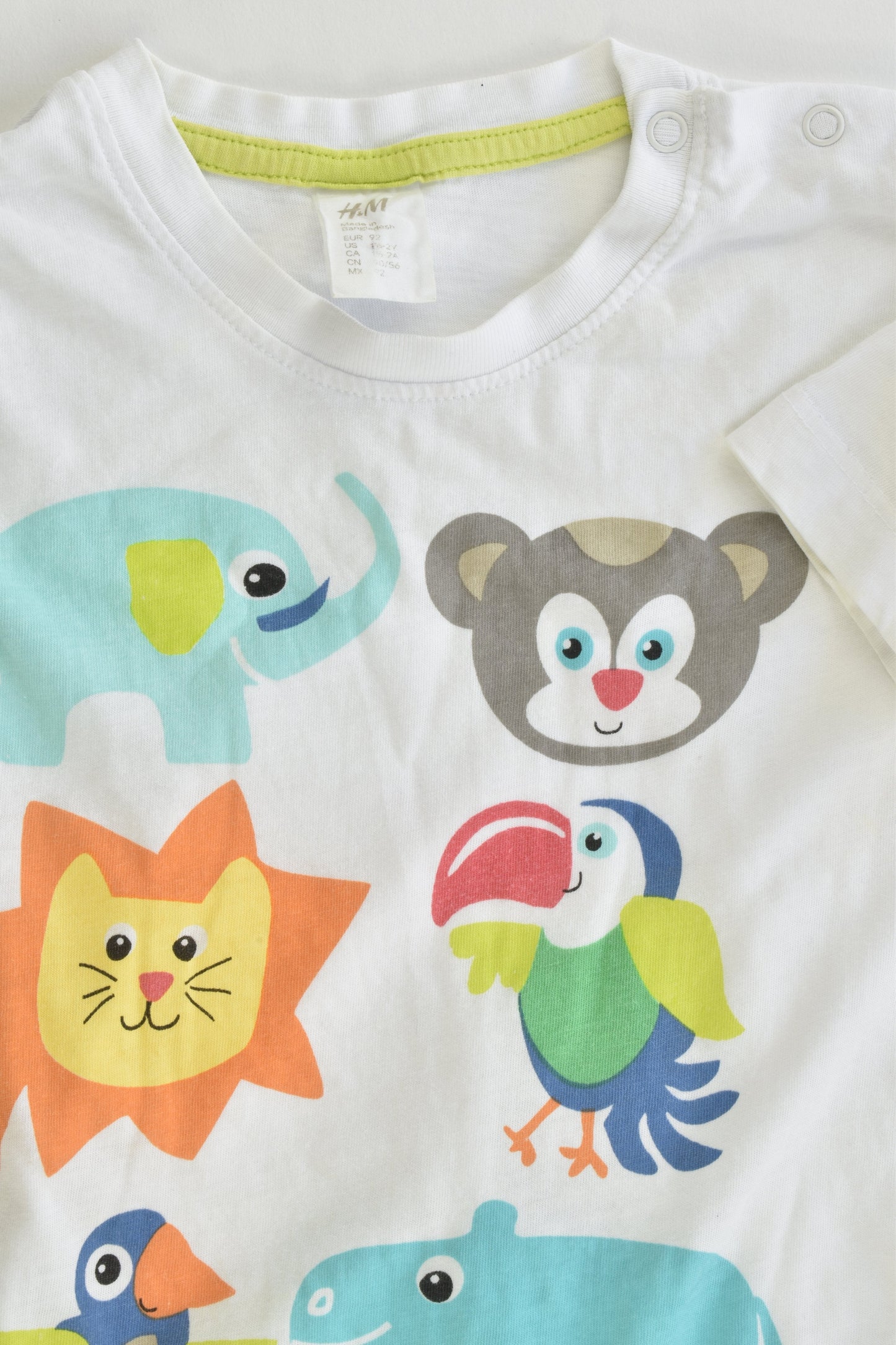 H&M Size 92 cm (1.5-2 years) Animals T-shirt