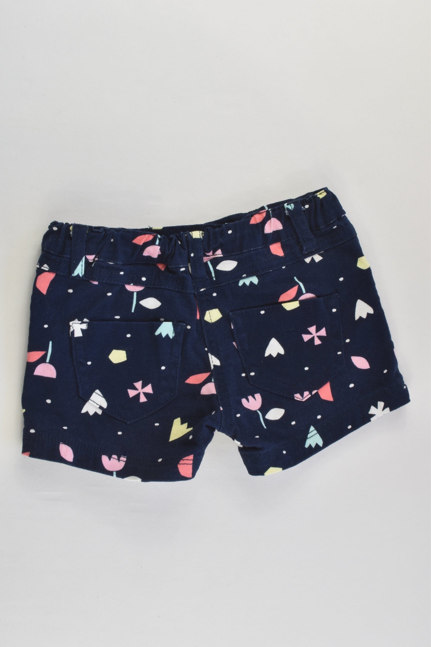 H&T Size 1 Stretchy Floral Shorts