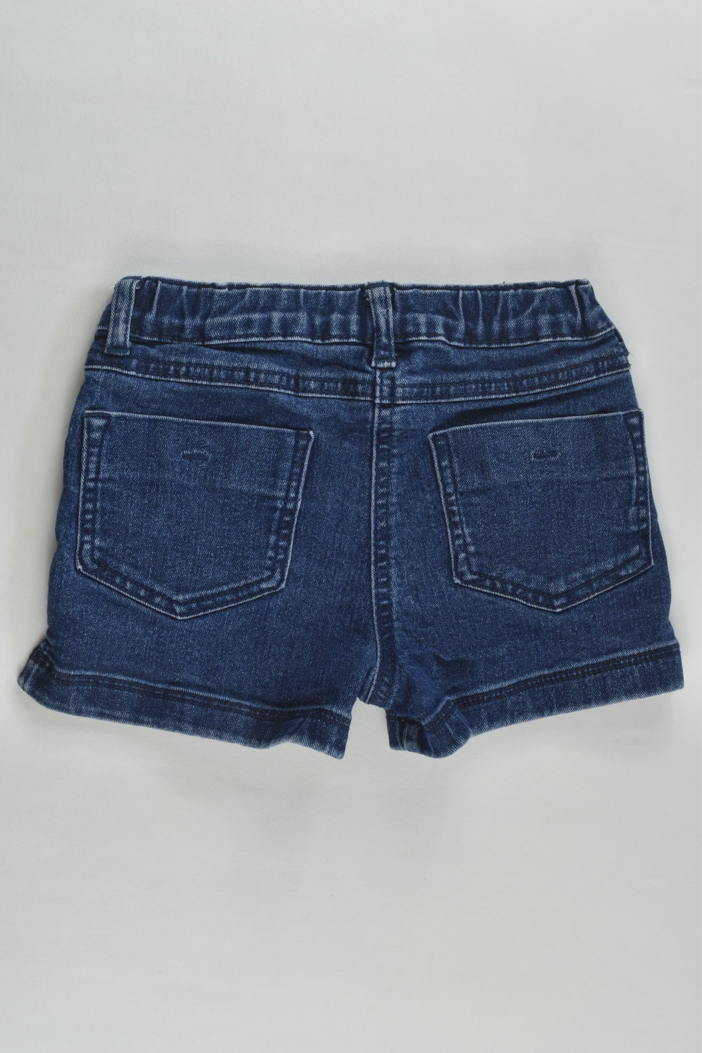 H&T Size 5 Stretchy Embroidery Denim Shorts