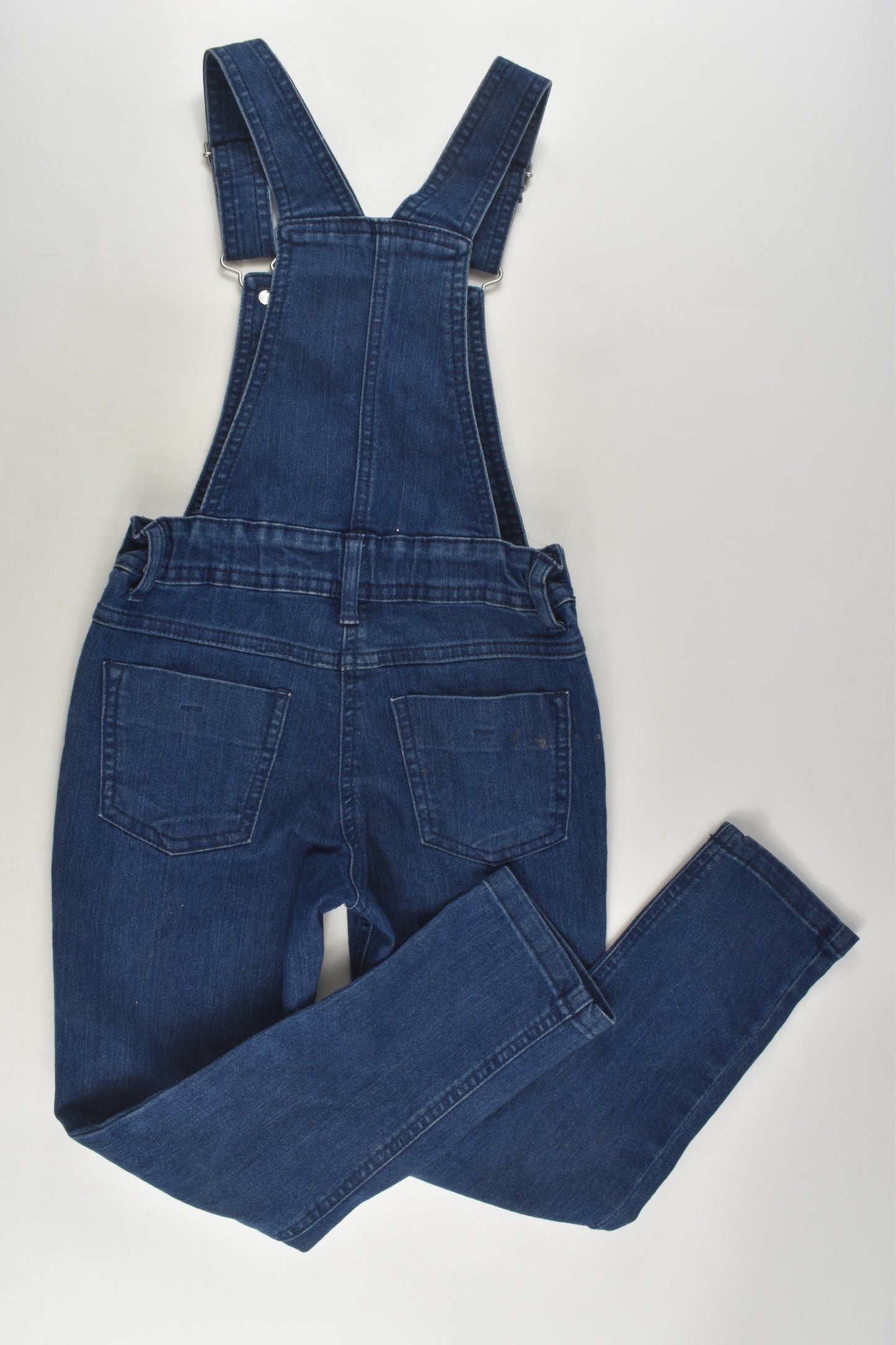 H&T Size 6 Stretchy Denim Overalls