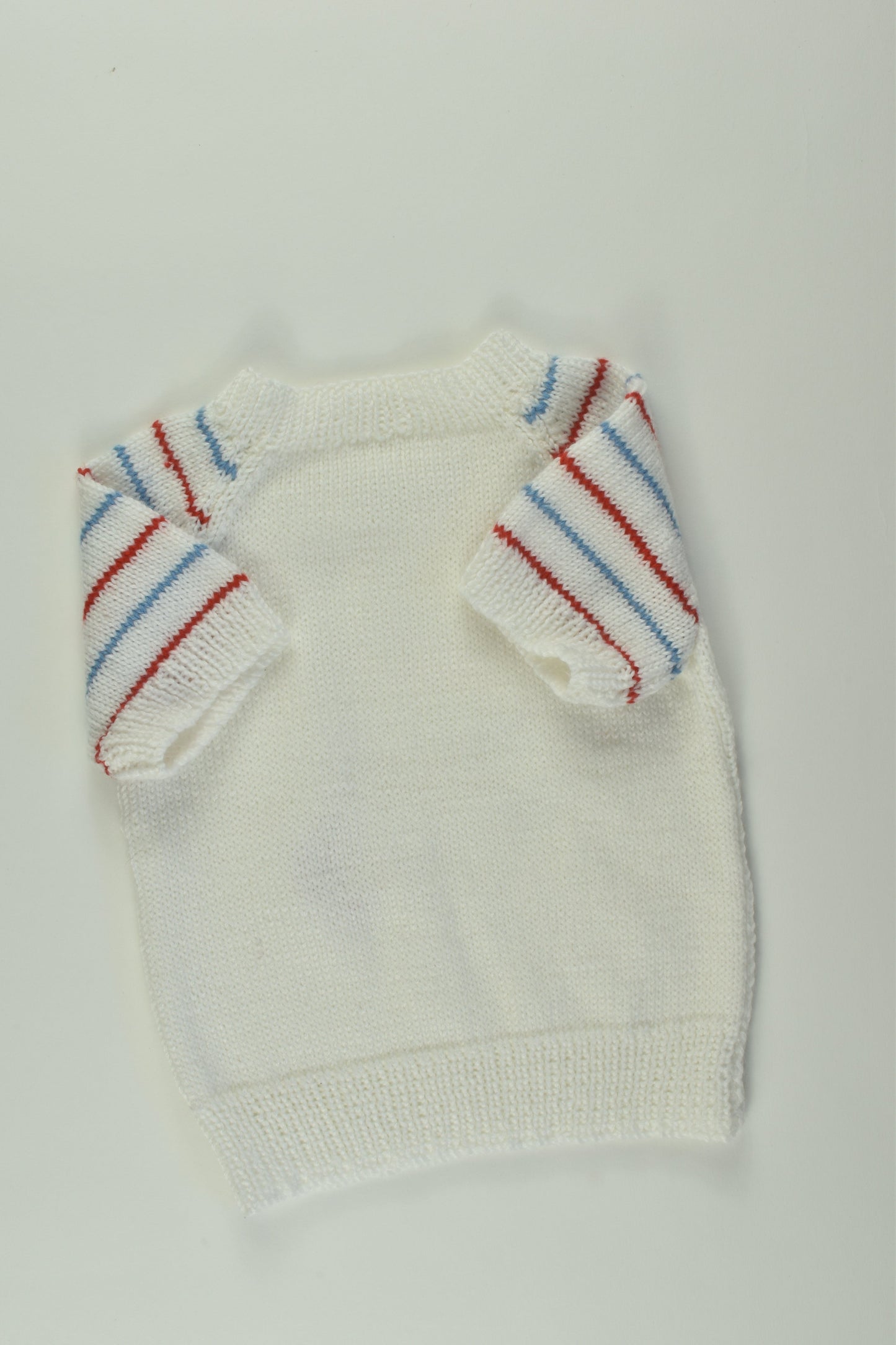 Handmade Size 0 Nautical Knit Jumper
