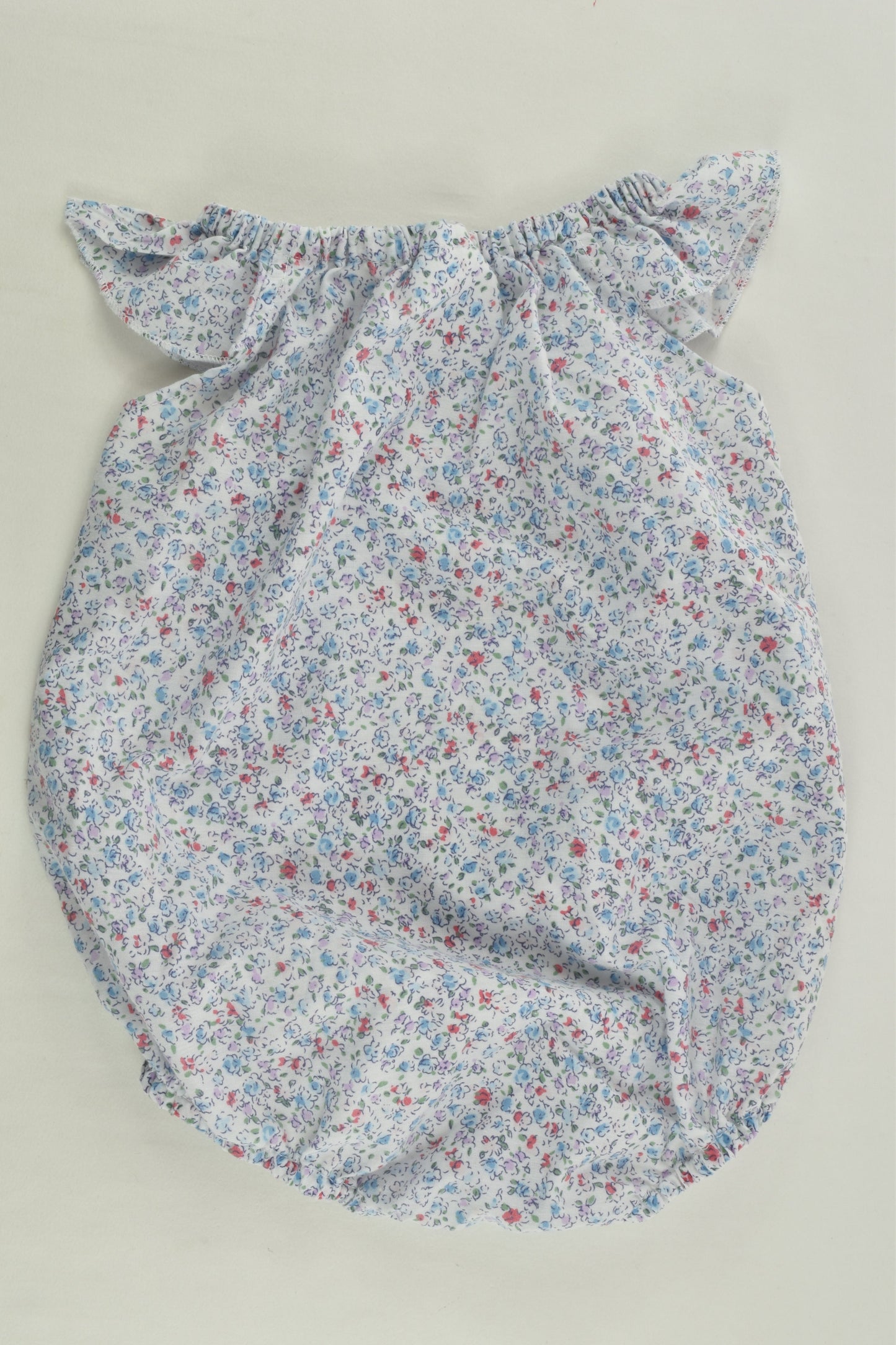 Handmade Size 00 Floral Romper