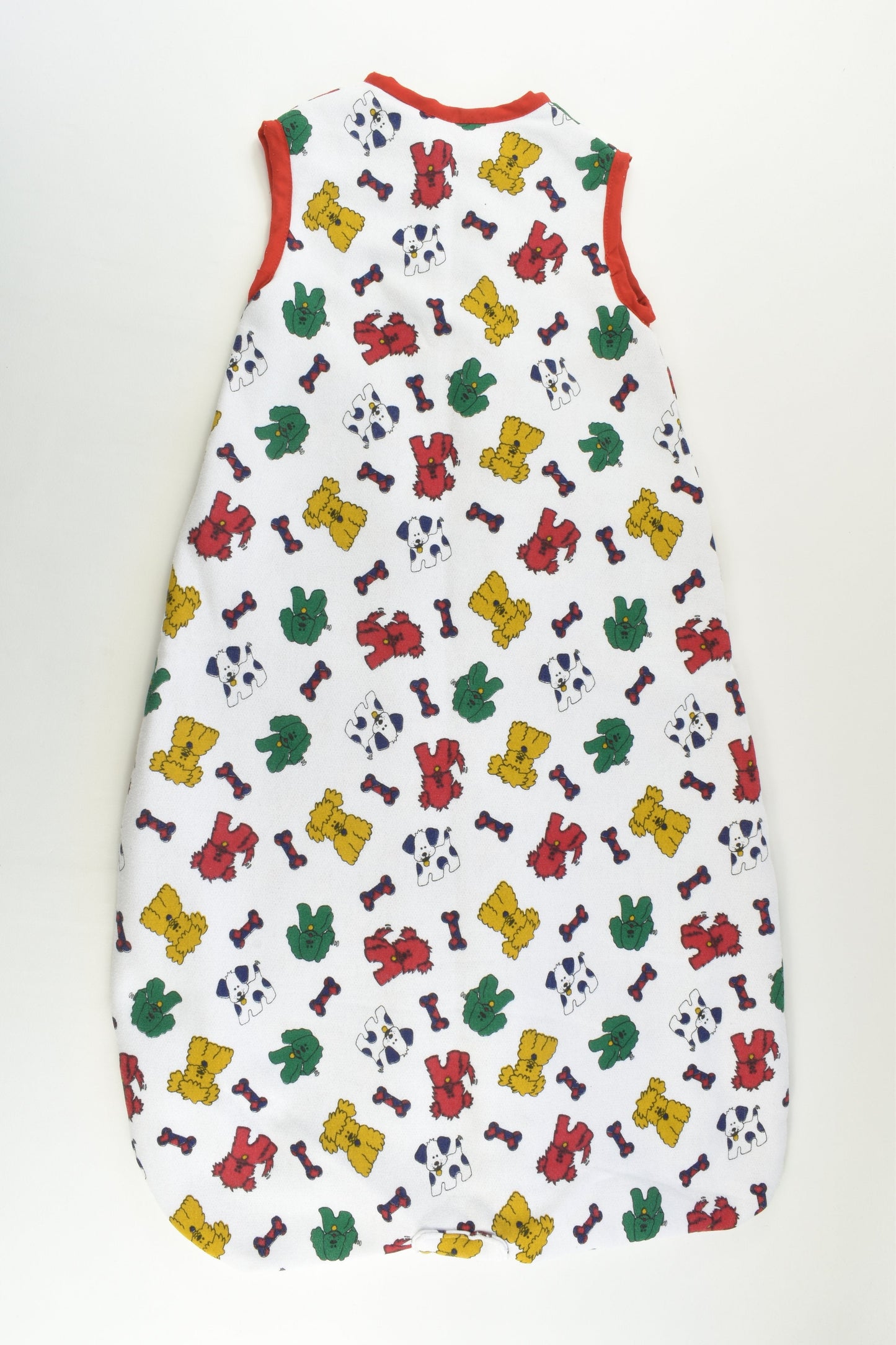 Handmade Size 000-00 (0-6 months) Approx 2.5 Tog Dogs Sleeping Bag with Penguin Fleece Lining