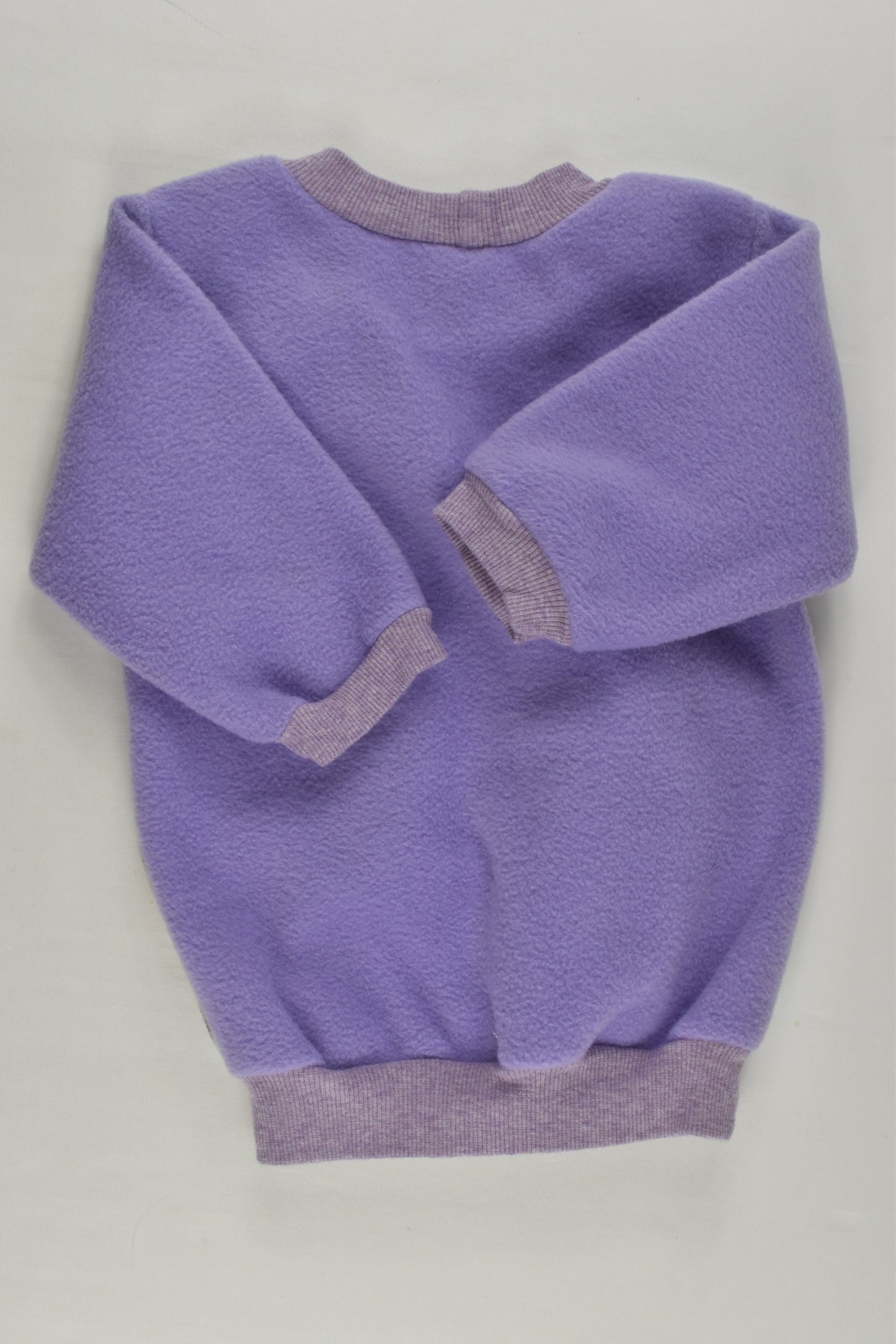 Handmade Size approx 0-1 Elephant Fleece Jumper