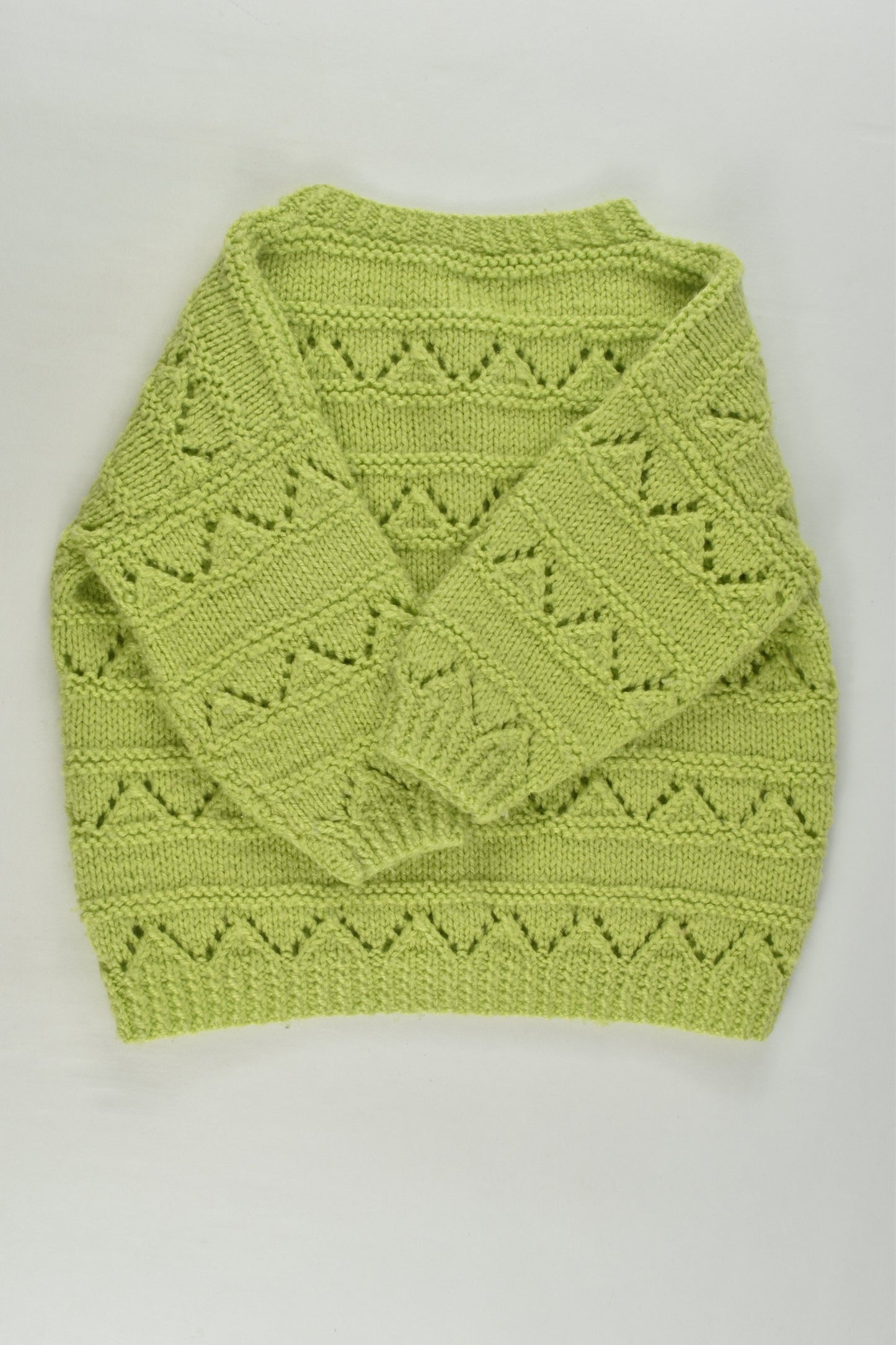 Handmade Size approx 0-1 Knit Cardigan