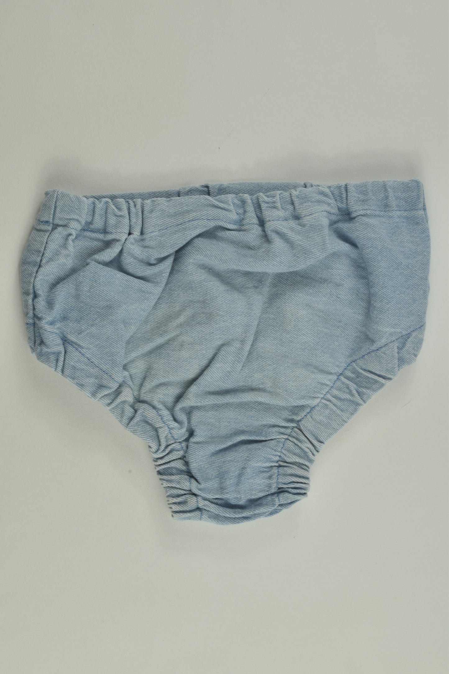 Handmade Size approx 0 Denim Nappy Cover