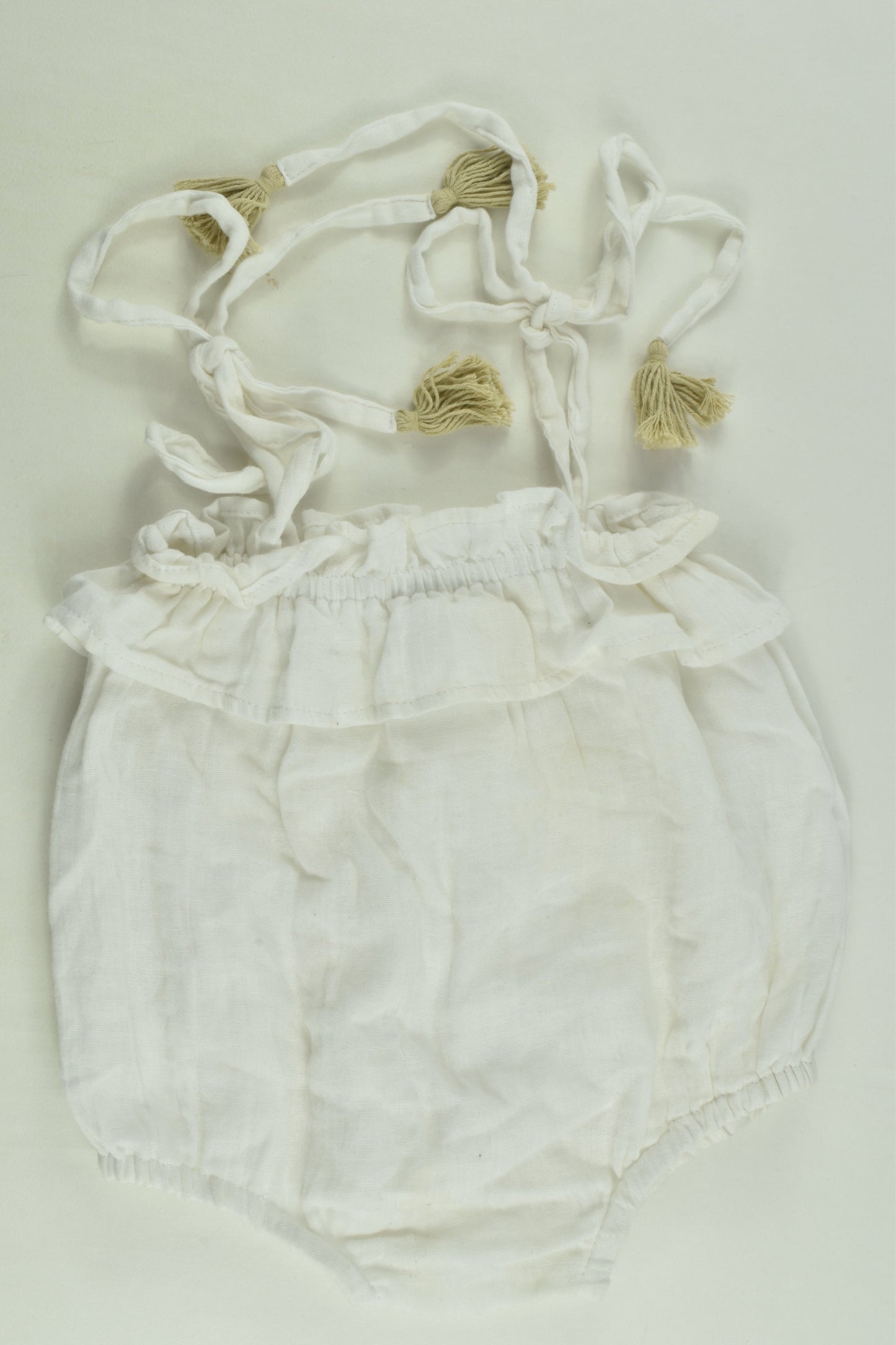 Handmade Size approx 0 Muslin Romper