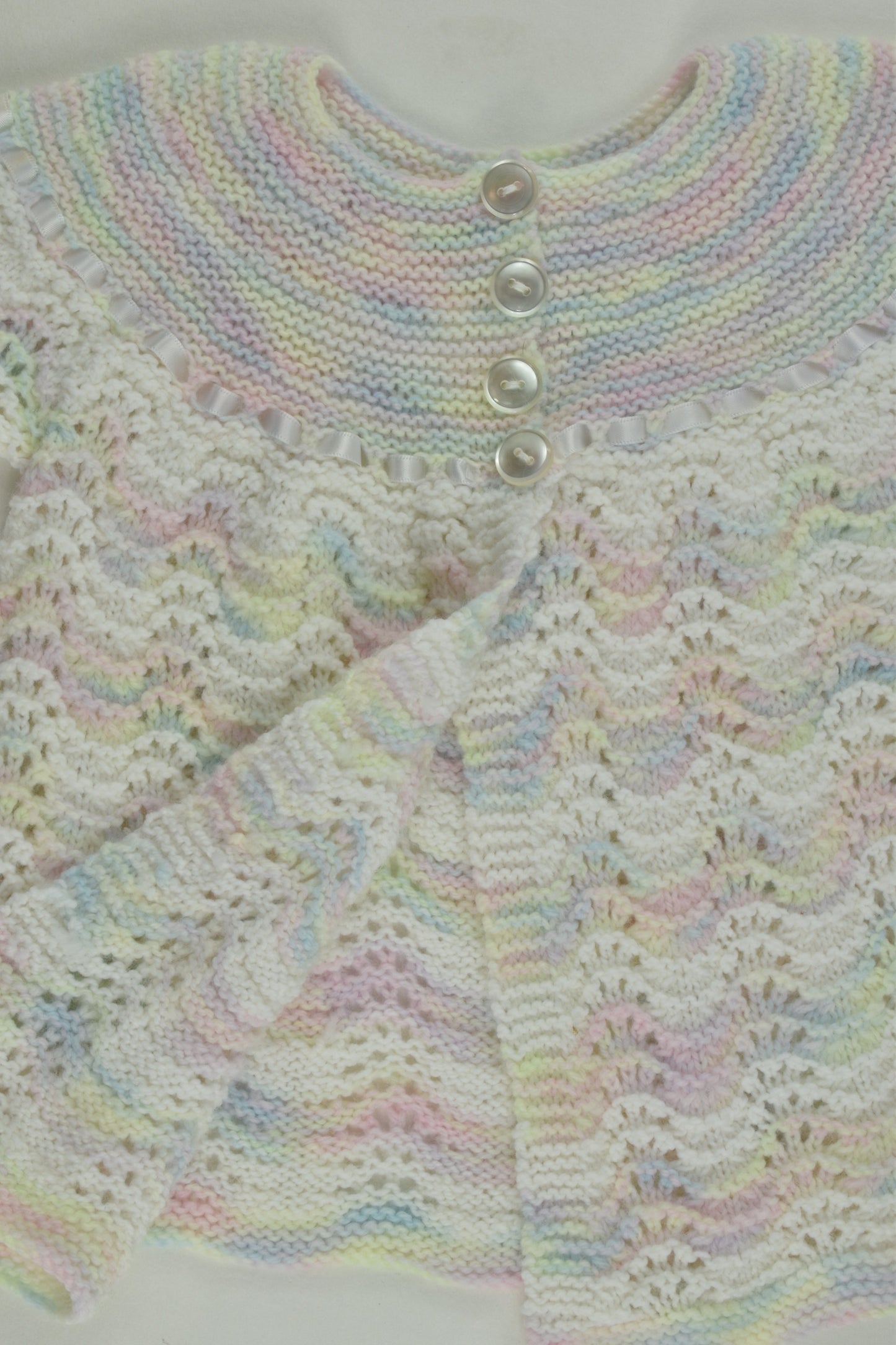 Handmade Size approx 00 Knit Cardigan