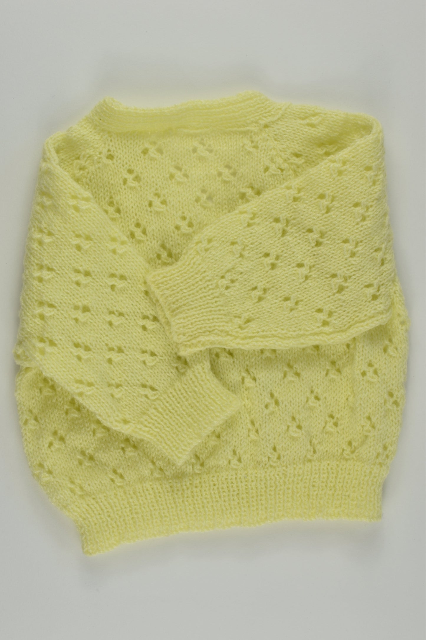 Handmade Size approx 00 Knit Cardigan