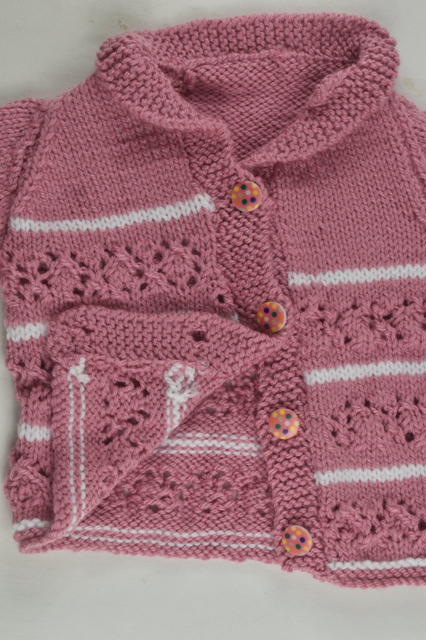 Handmade Size approx 000 Knit Cardigan