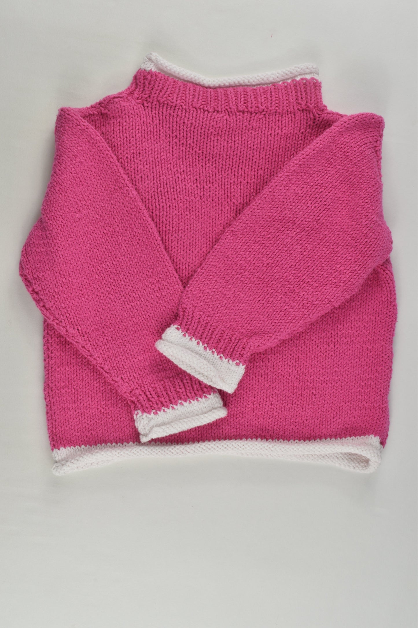 Handmade Size approx 1-2 Cotton Bunny Jumper
