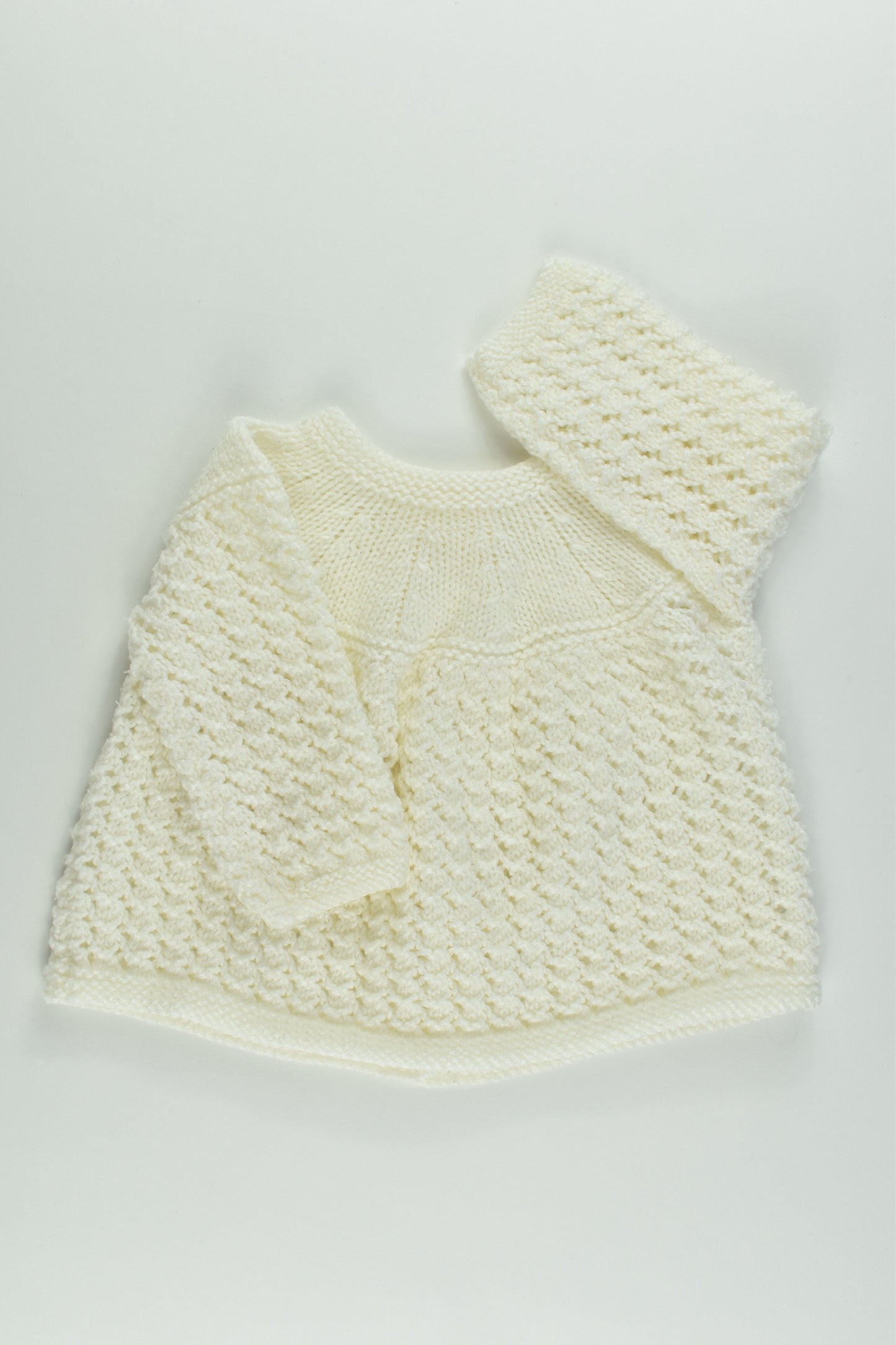 Handmade Size approx 1-2 Knitted Cardigan