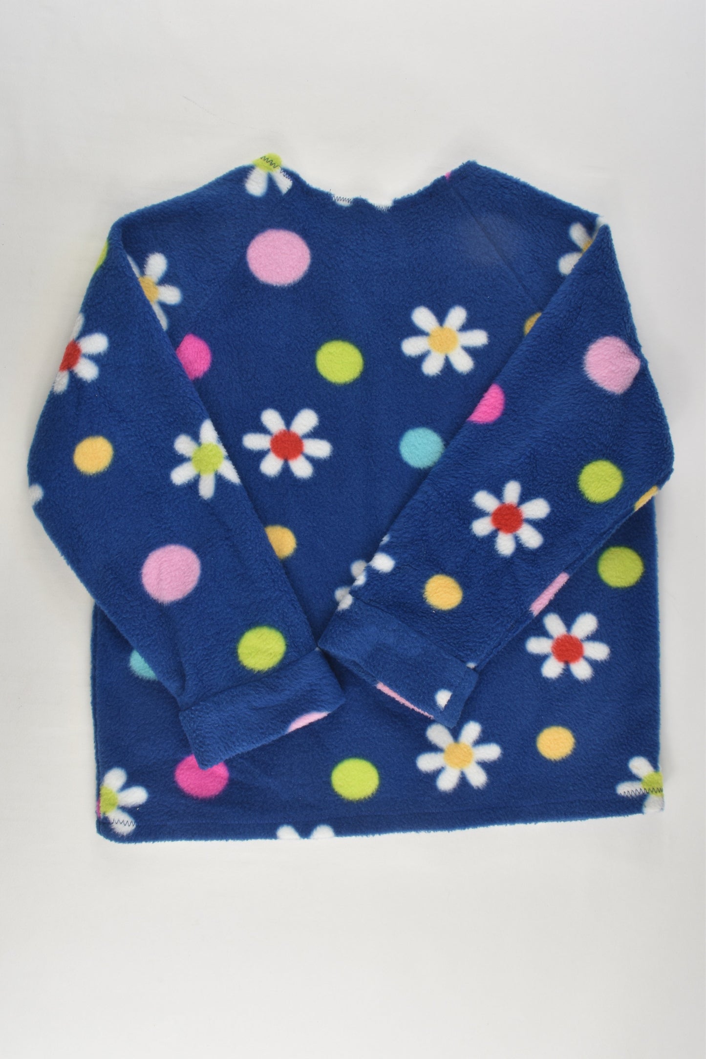 Handmade Size approx 5 Floral Fleece Jumper