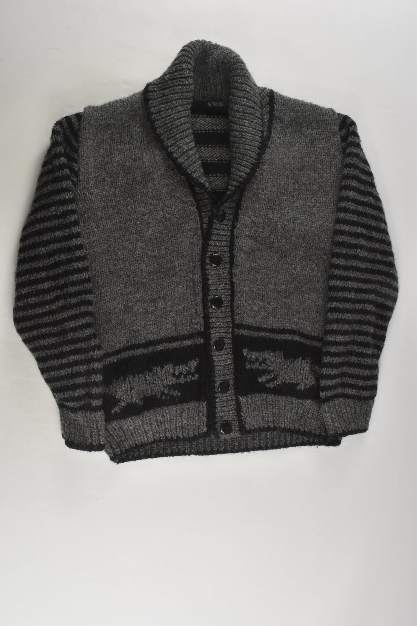 Handmade Size approx 6 Knit Cardigan