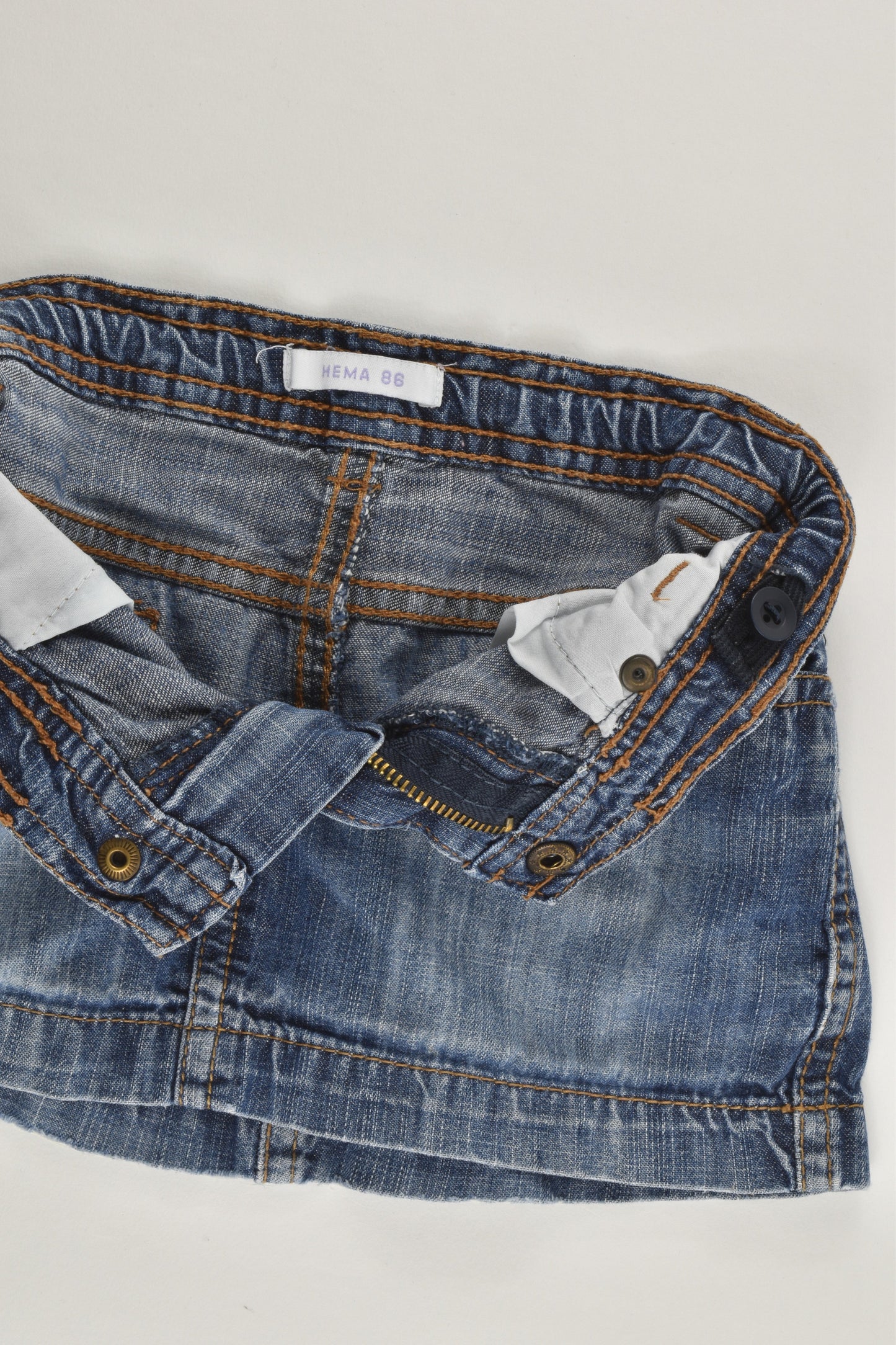 Hema Size 1 (86 cm) Denim Skirt