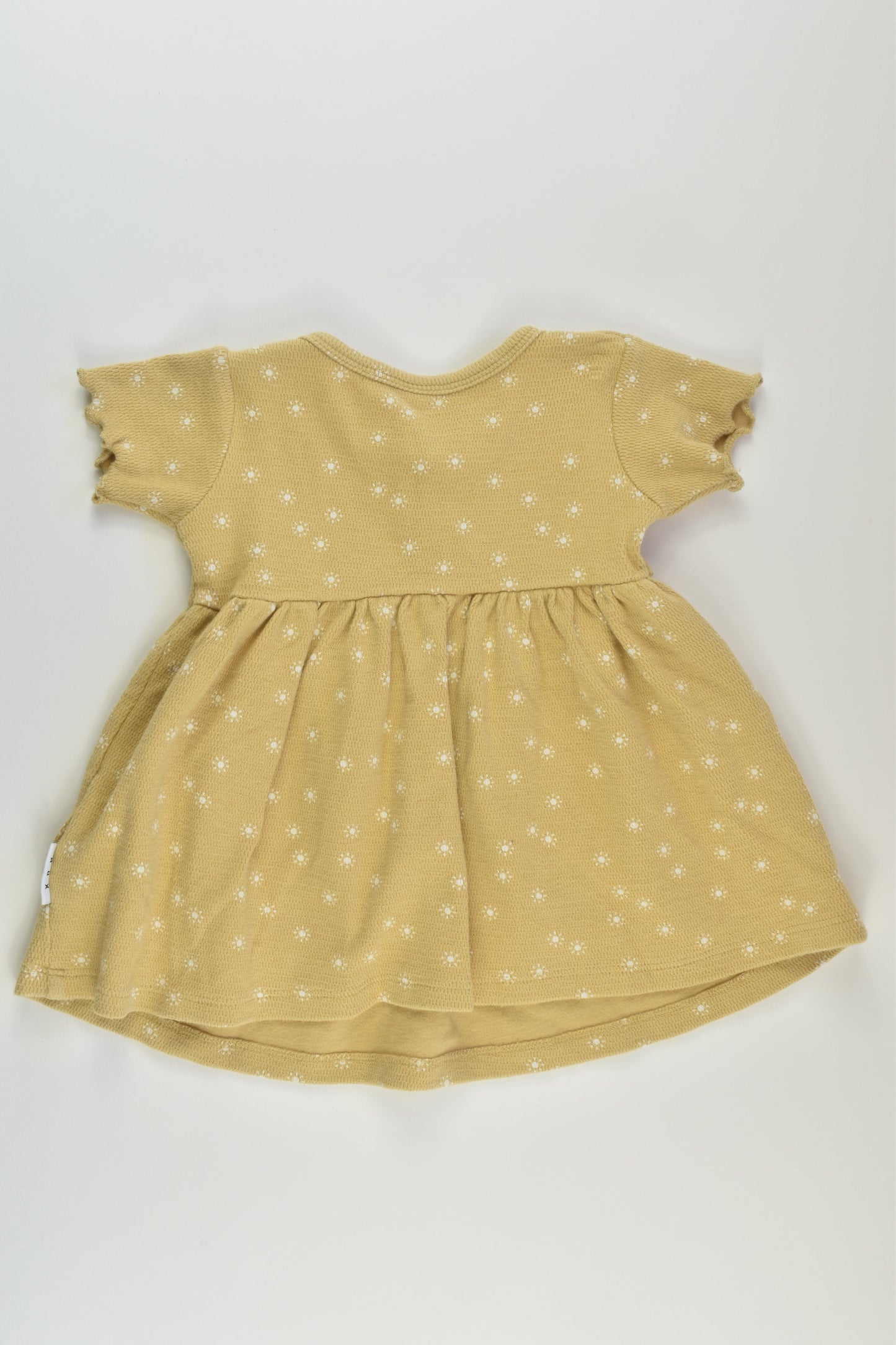 Hux Size 000 Sun Print Rib Dress