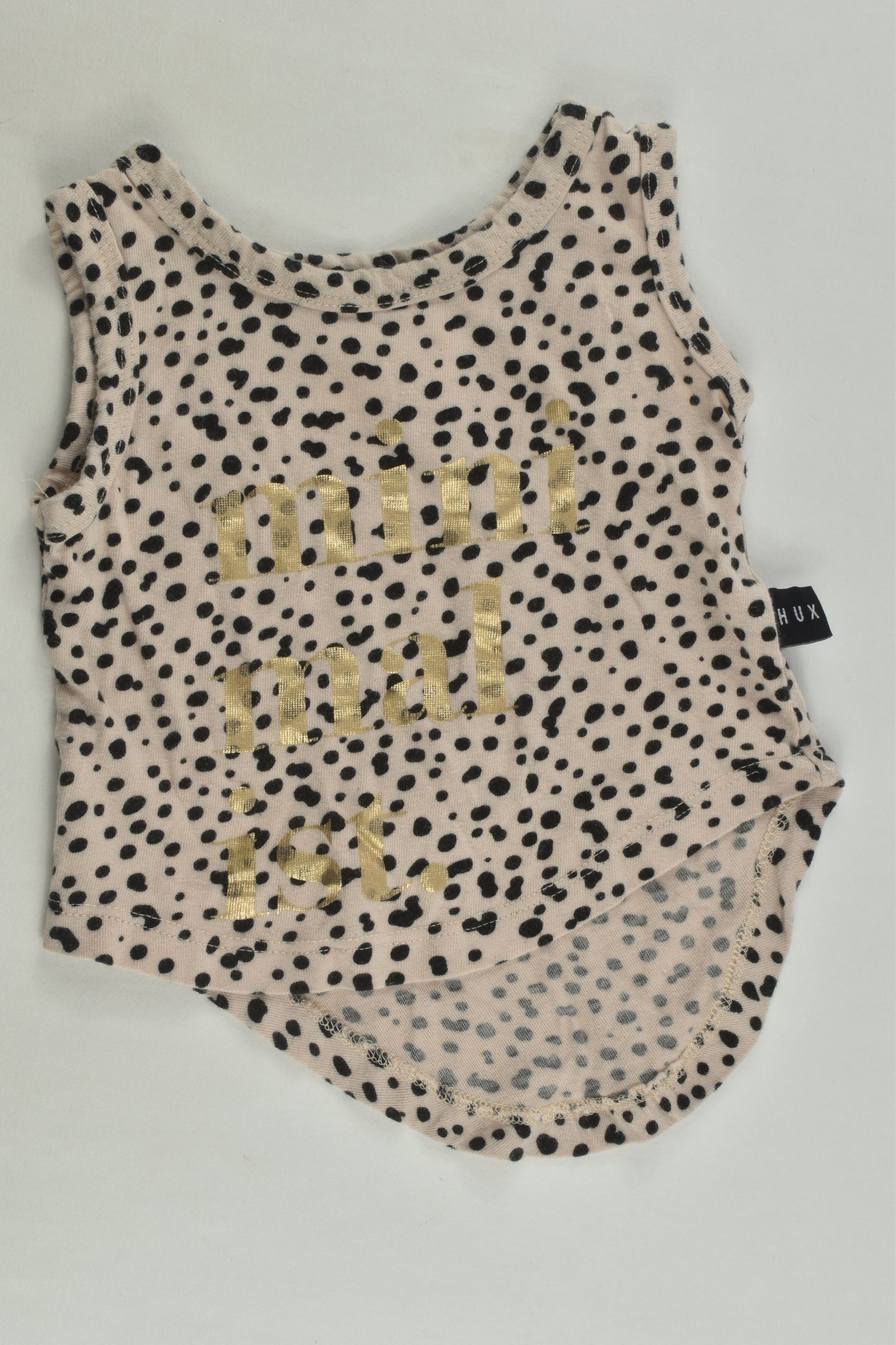 Huxbaby Size 000 'Minimalist' Sleeveless Top