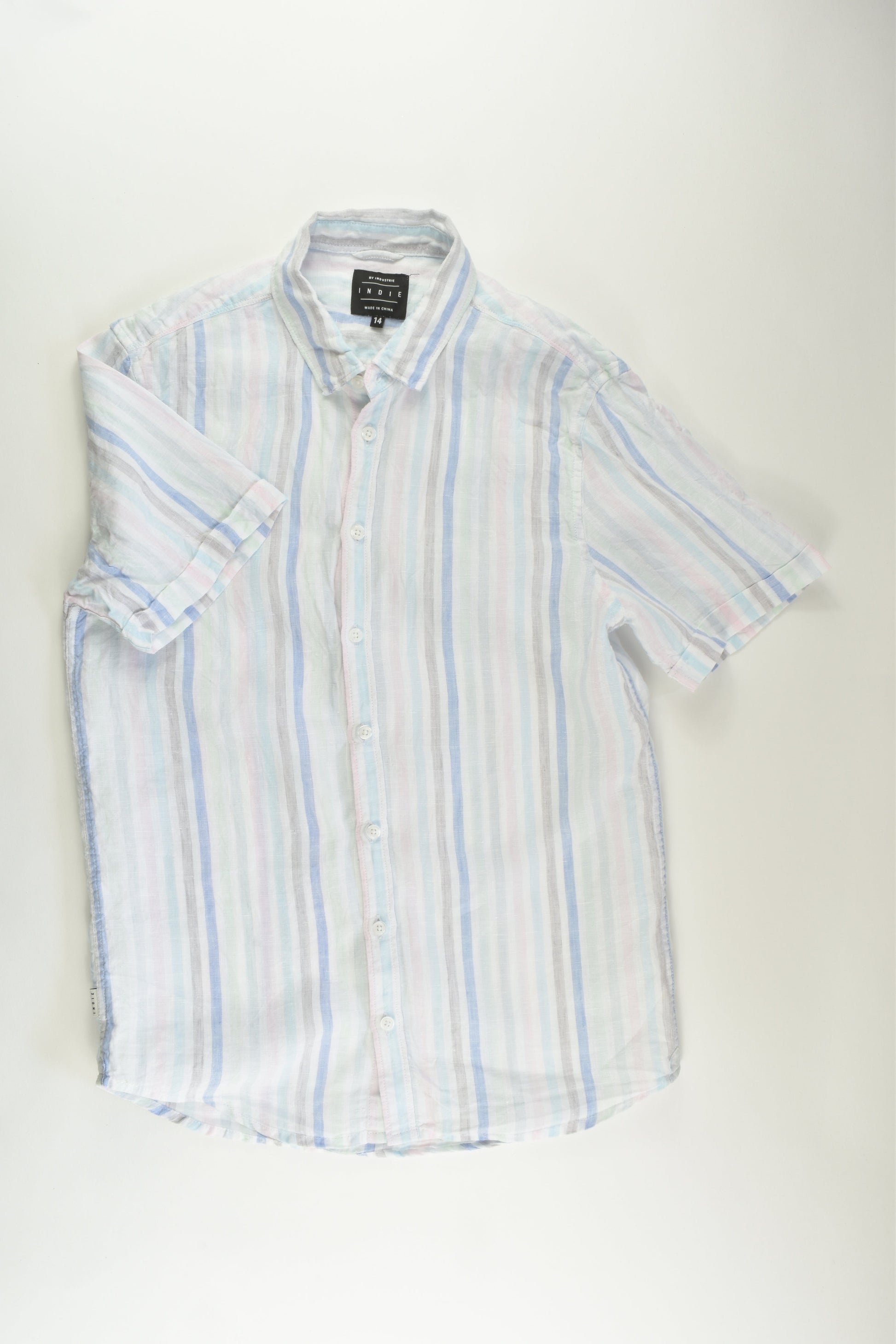Indie Kids by Industrie Size 14 Linen Shirt