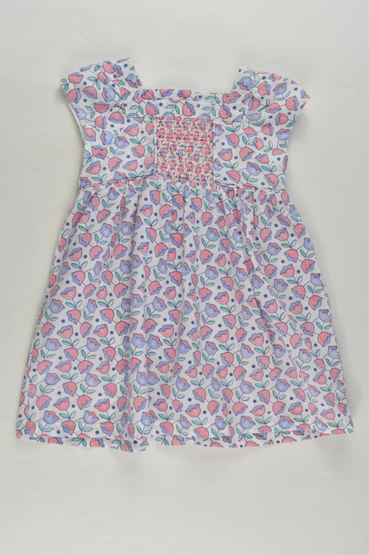 Jack & Milly Size 00 Smocked Floral Dress